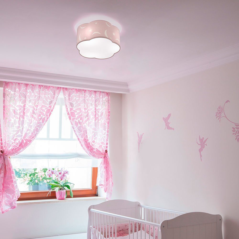 nicht Kinderzimmer rosa inklusive, Deckenlampe Wolke Kinderleuchte etc-shop Leuchtmittel Dekolicht, Deckenleuchte