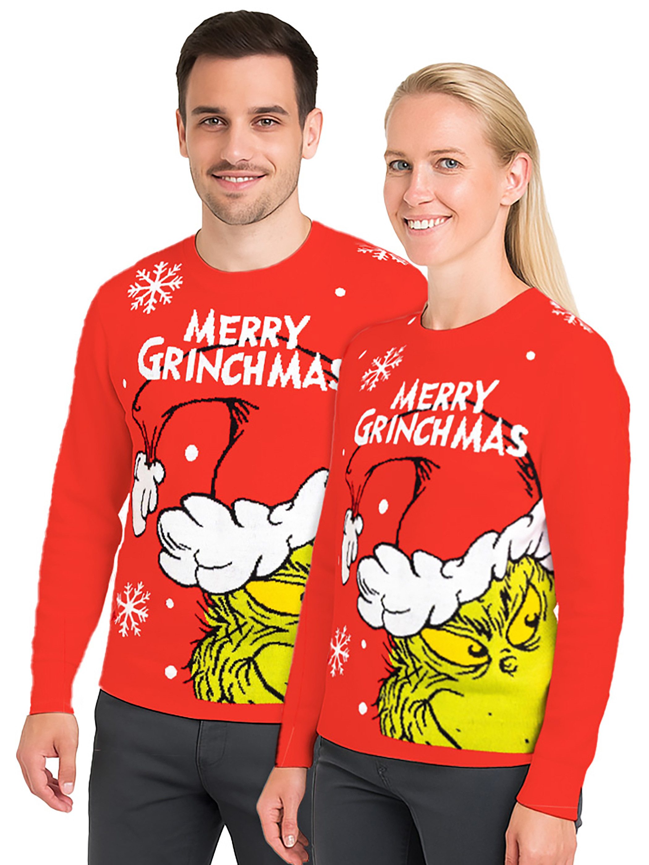 United Labels® Weihnachtspullover The Grinch Weihnachtspullover Winter Pullover Ugly Christmas Sweater