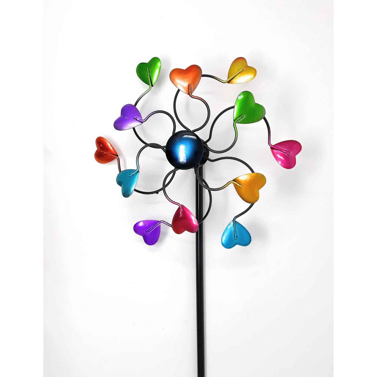 formano Deko-Windrad Sommerzeit, Höhe: 110cm, Farbe: Mehrfarbig, Motiv: Herzen