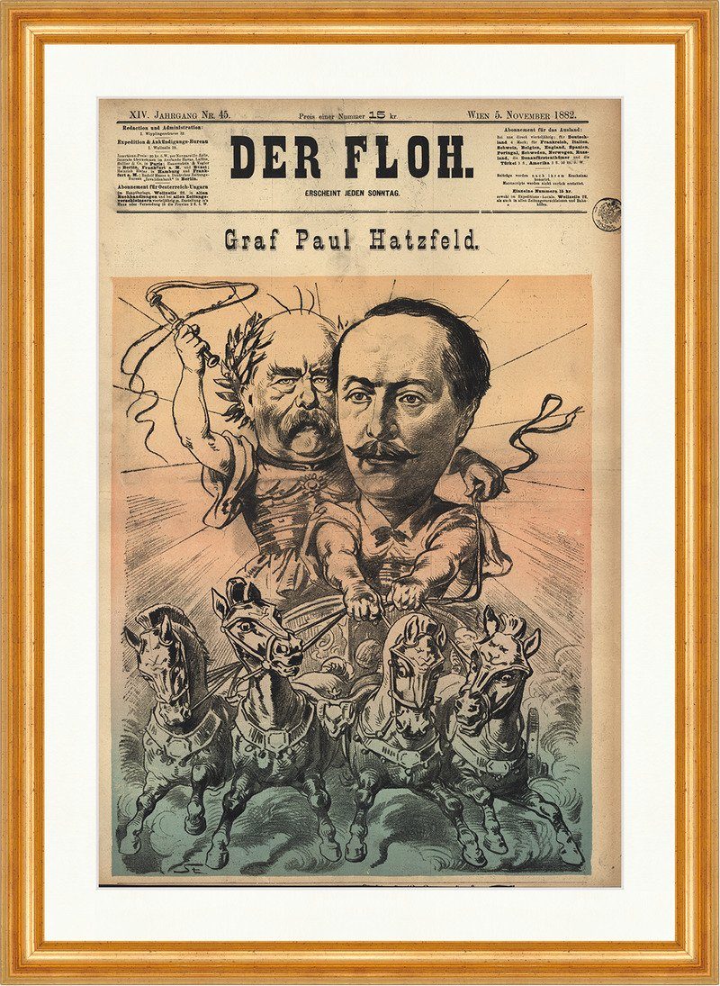 Kunstdruck Graf Paul Hatzfeld Melchior Hubert Paul Gustav Graf von