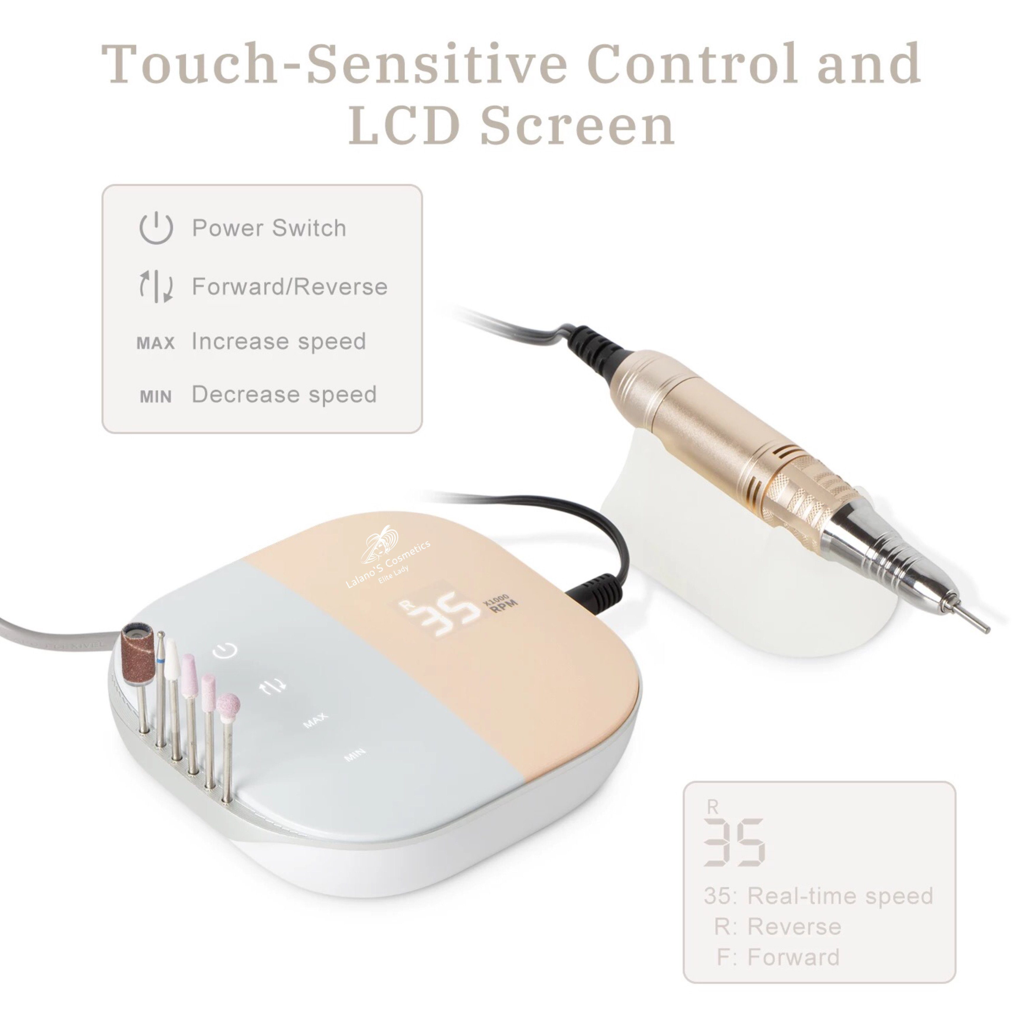 Lalano`S Cosmetics Maniküre-Pediküre-Set Nagelfräser, Naildriller, Nagelbohrer X1000, Kosmetikbehandlungsgerät