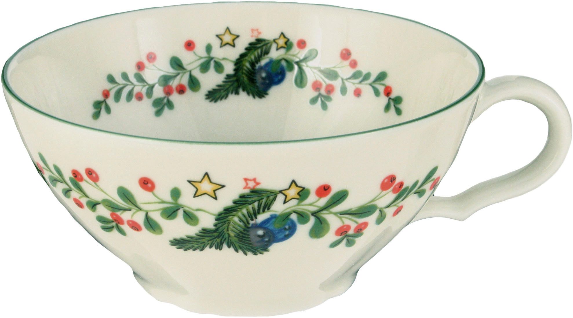 Seltmann Weiden Tasse Marieluise Weihnachten, Teeobertasse 0,13 l, 1-tlg., Porzellan, mit weihnachtlichem Dekor