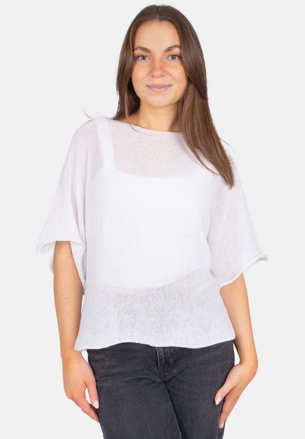 Seasons of April V-Ausschnitt-Pullover FLEUR Damen Loch Strickshirt – Lufti günstig online kaufen