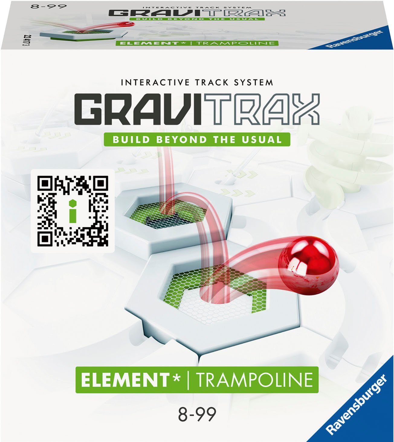 Ravensburger Kugelbahn-Bausatz GraviTrax Element Trampoline, Made in Europe; FSC®- schützt Wald - weltweit