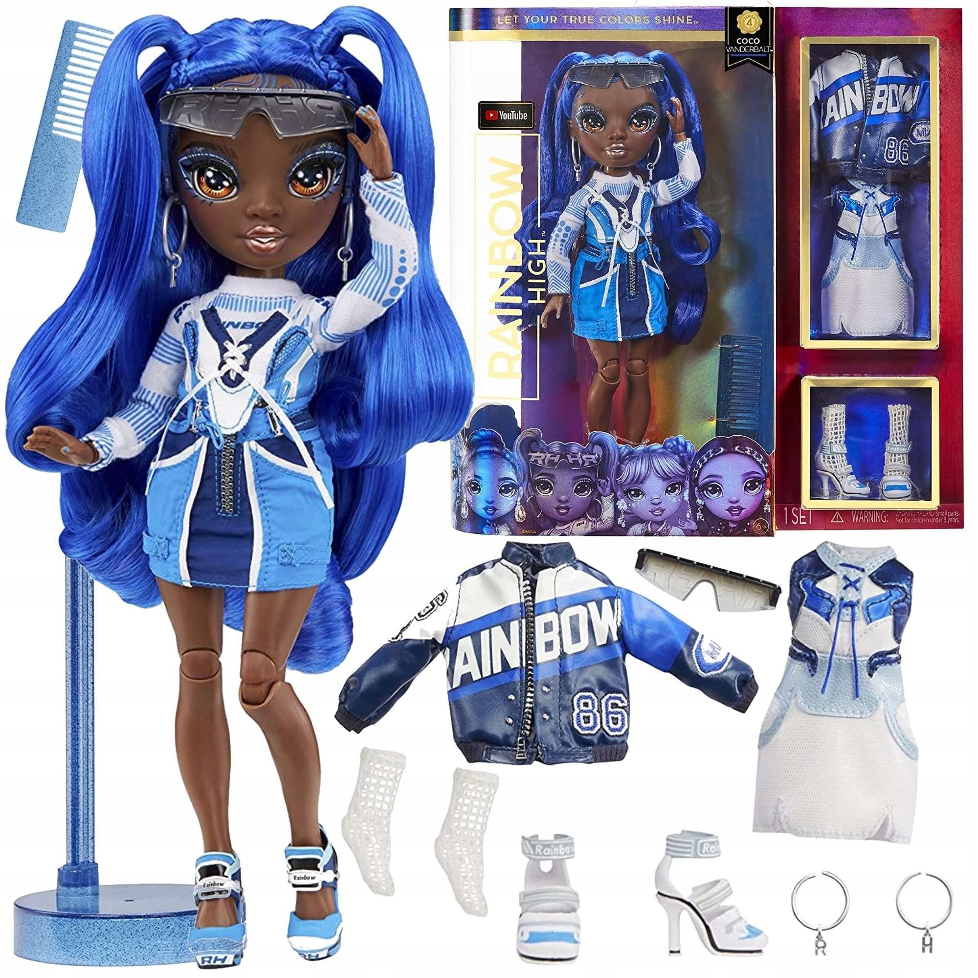 Anziehpuppe Rainbow High Sammelfigur, Core S4, Coco Vanderbalt