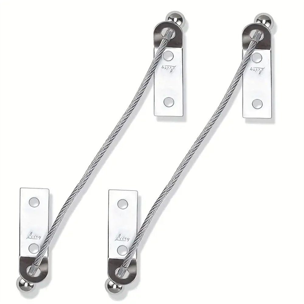 2er-Pack Metallgurte Multitool Sicherheits-Kippschutz-Möbelgurte, stoßfeste TUABUR