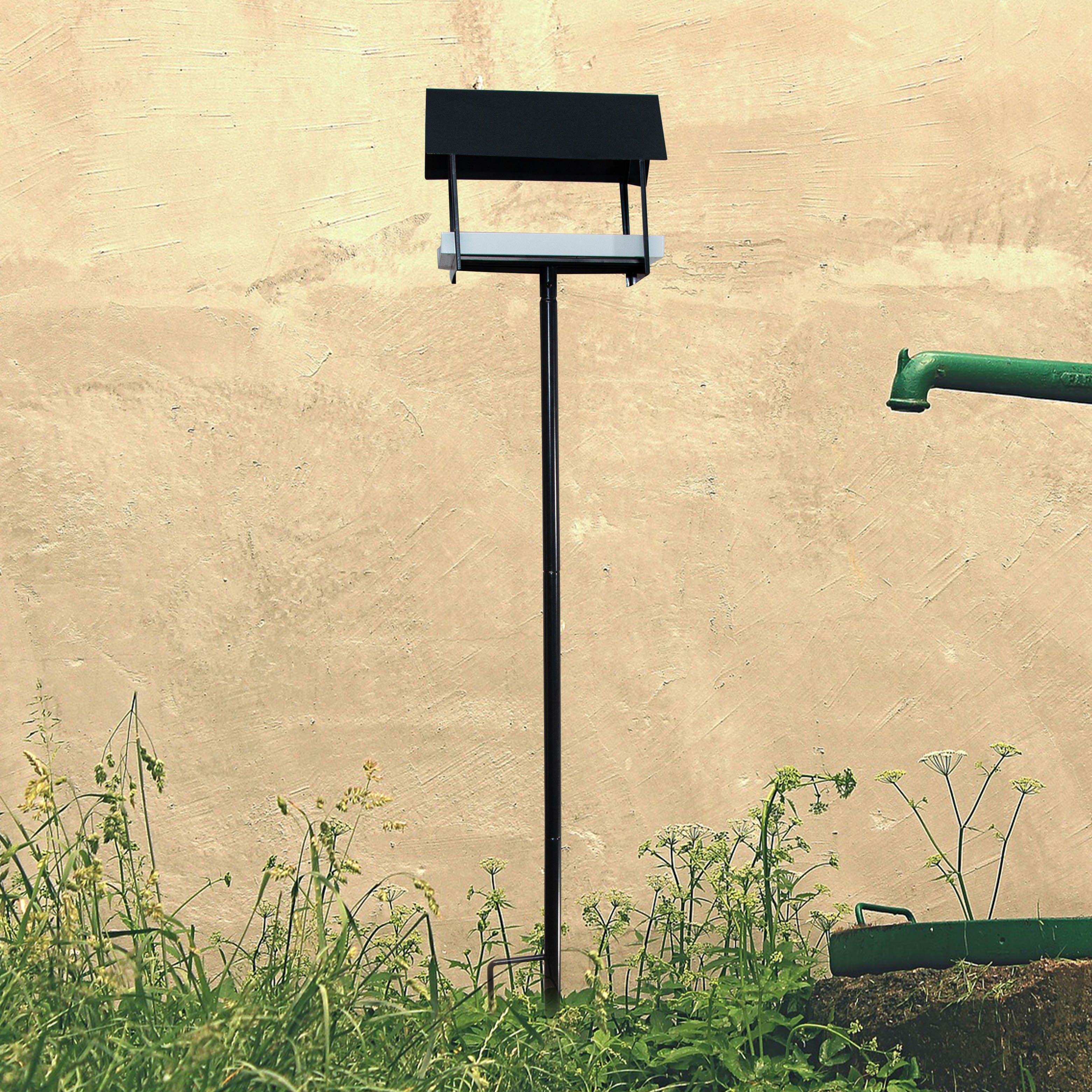 Futterstation Vogelhäuschen mit Telekopständer, Futterstation, Futterhaus für Vögel