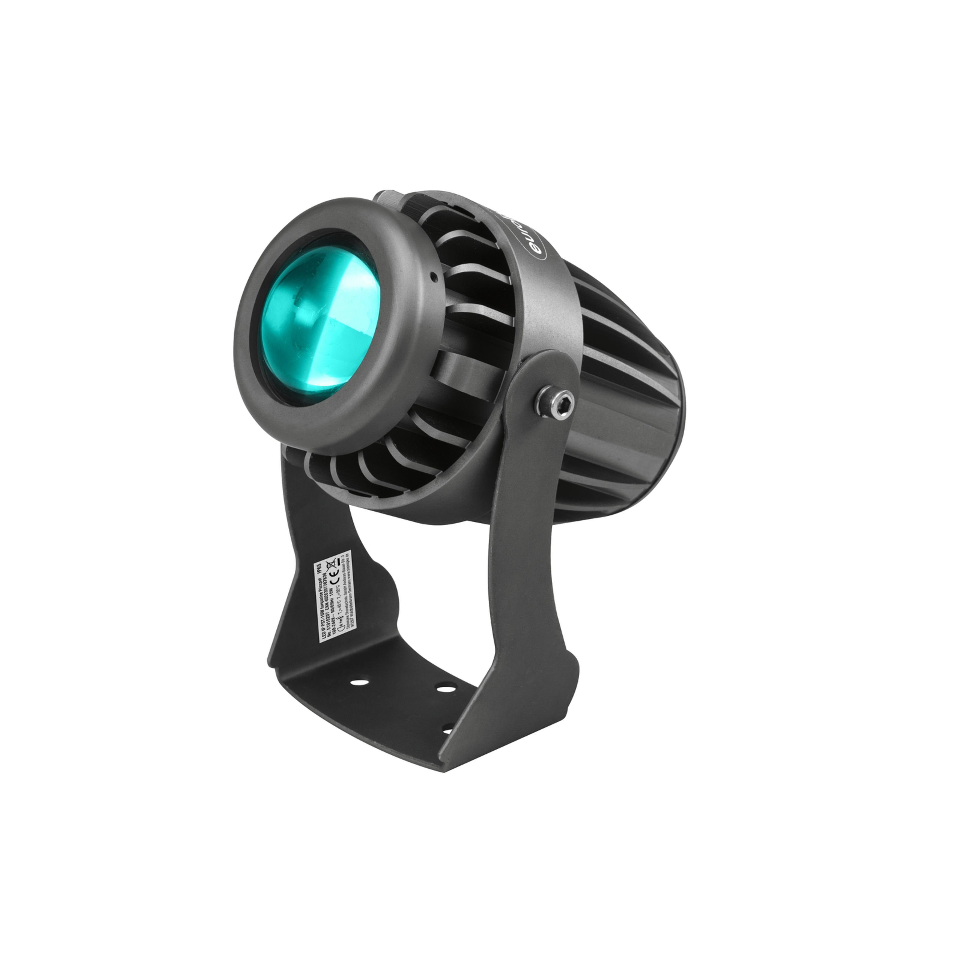 EUROLITE LED Scheinwerfer, LED IP PST-10W türkis Pinspot - Pin Spot