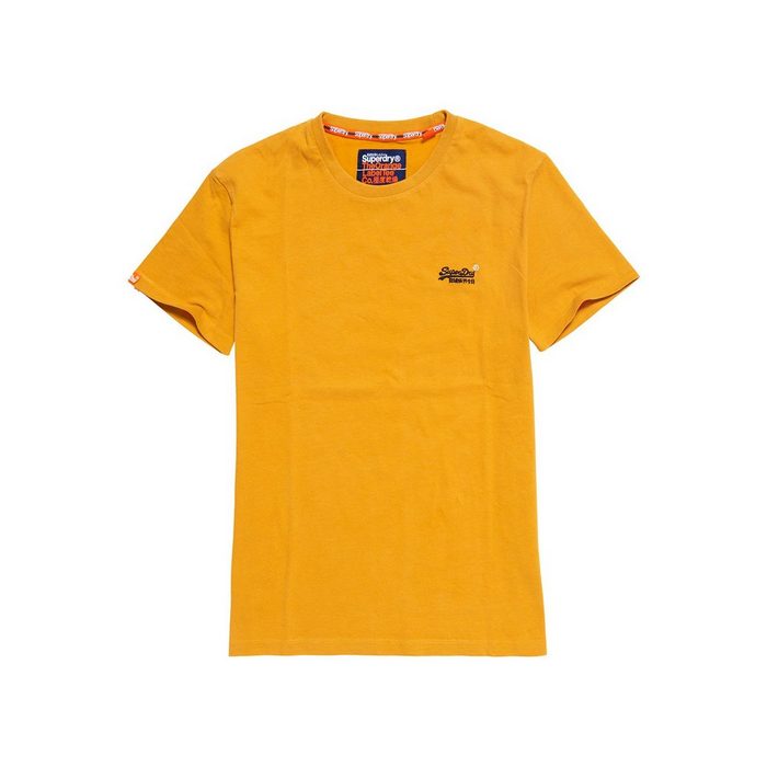 Superdry T-Shirt Superdry T-Shirt Herren OL VINTAGE EMB TEE Ochre Gold