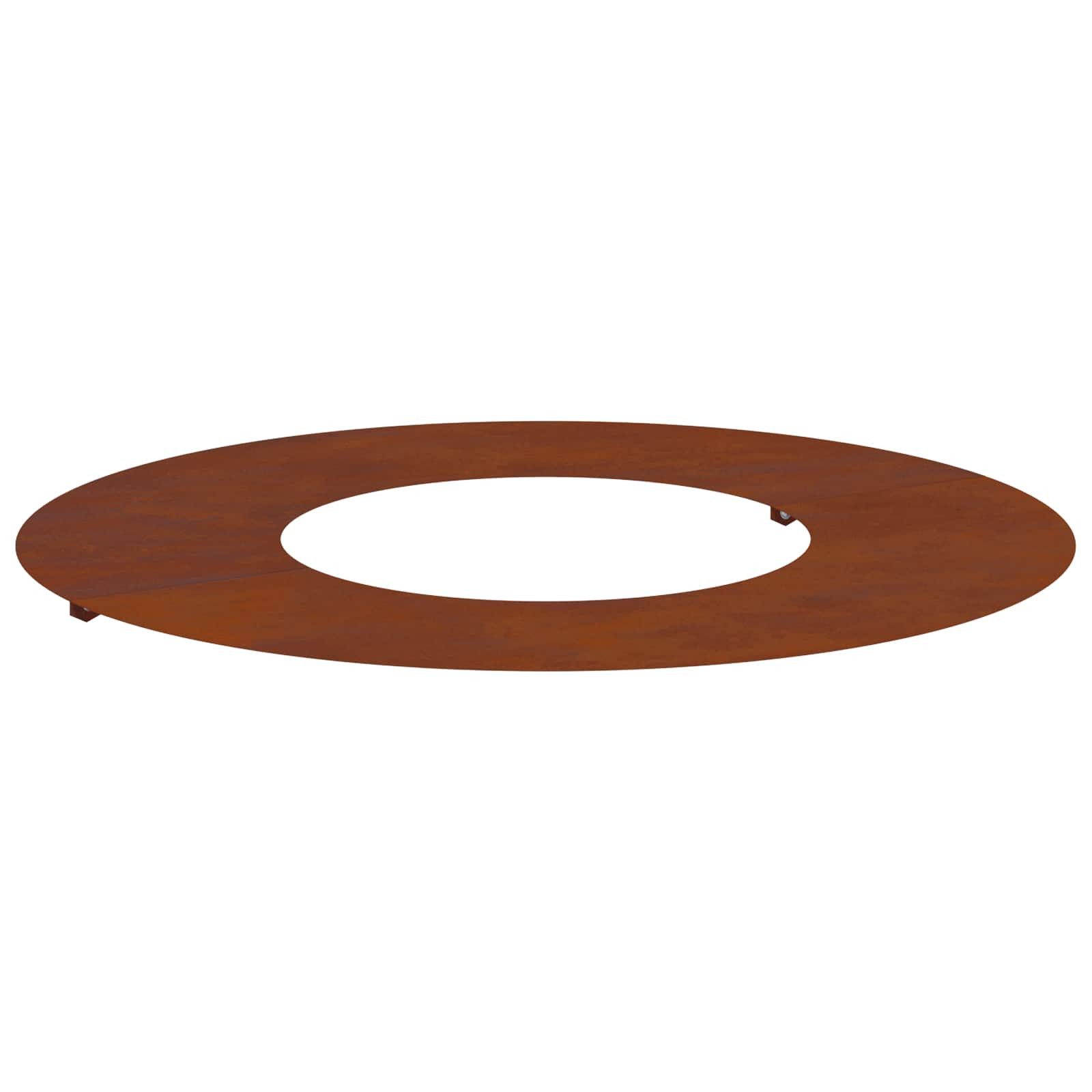 vidaXL Blumentopf geeignet für flachen Baumring Rostig Ø30/60 cm (1 St)