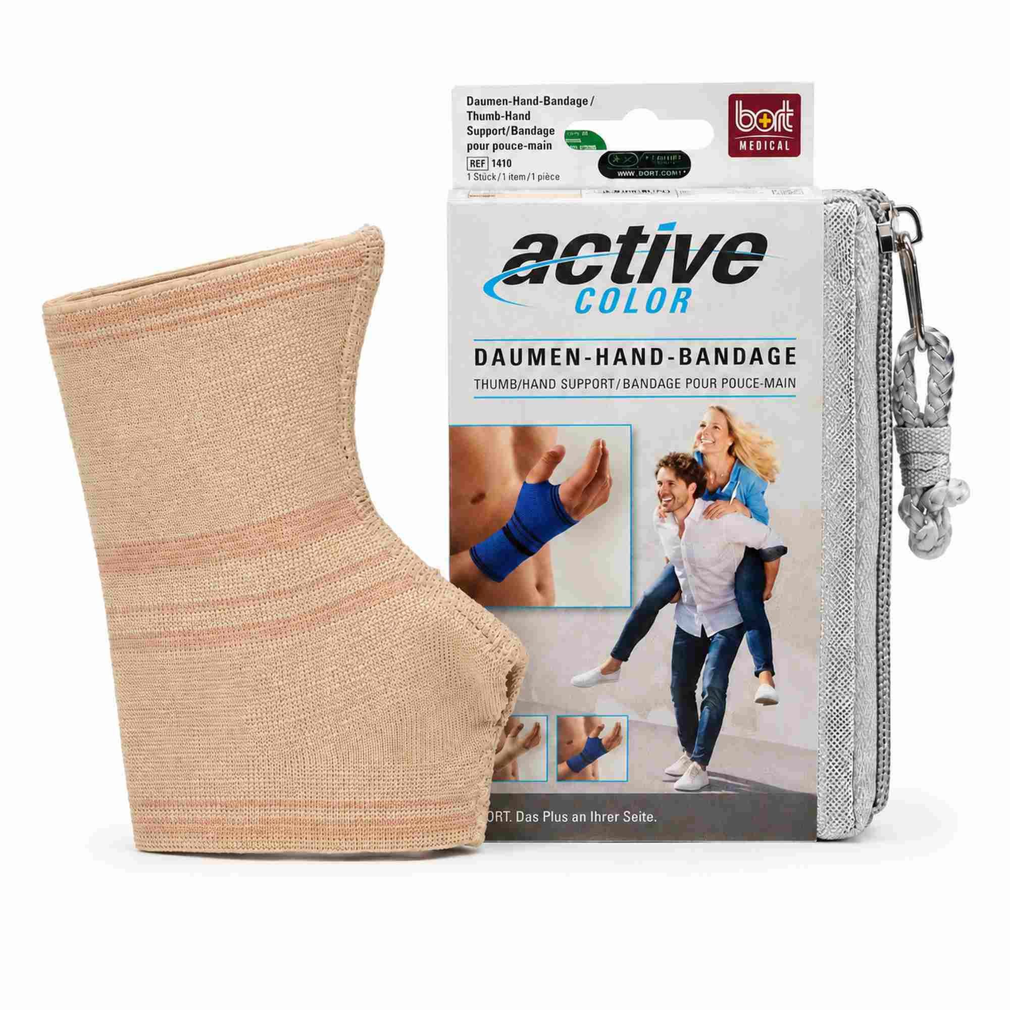 Bort GmbH Handgelenkbandage BORT ActiveColor Daumen Hand Band.XL haut