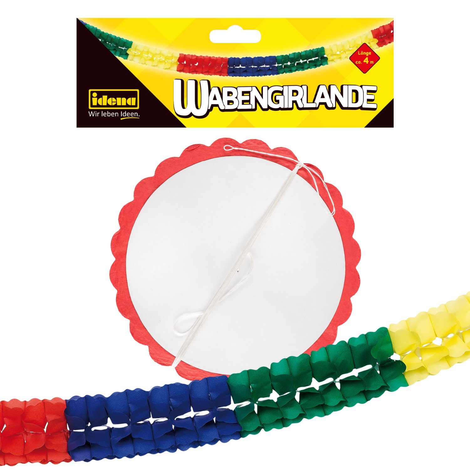 Idena Girlande Idena Wabengirlande 4m D17cm FSC-Mix