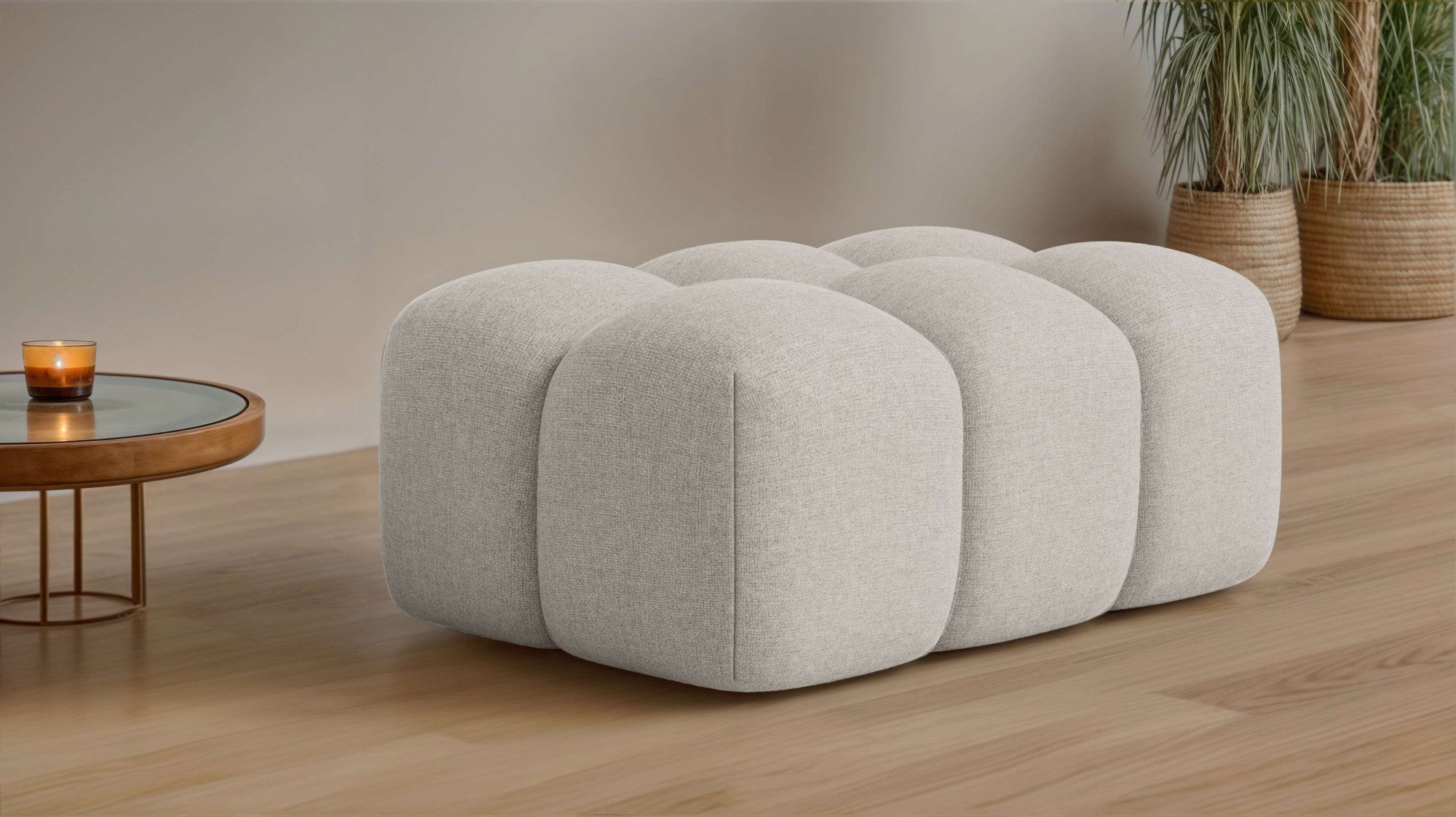 OTTO home Диван KALLIE Стільці, Bubble-Optik, Maße B/T/H: 90/60/44 cm, moderne Steppung, hoher Sitzkomfort und modernes Design