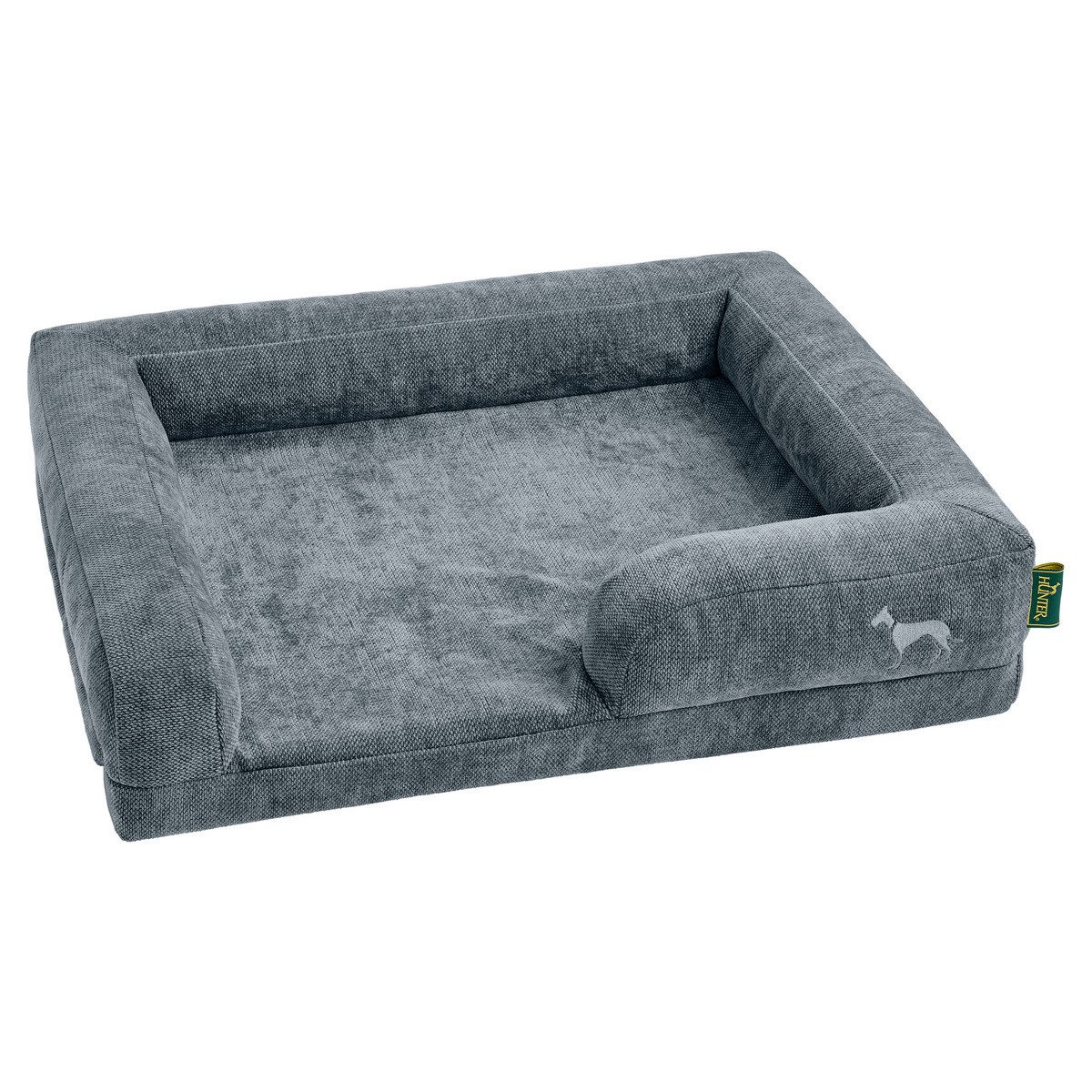 Hunter Tierbedarf Tierbett Orthopädisches Hundesofa Melun graublau