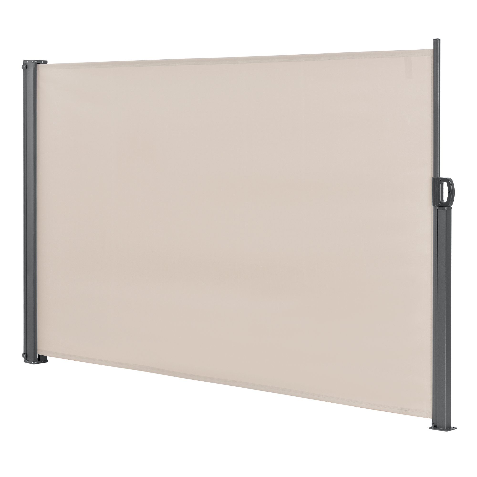 pro.tec Seitenarmmarkise »Montijo« Sichtschutz 180 x 300 cm Windschutz Sandfarben / Beige