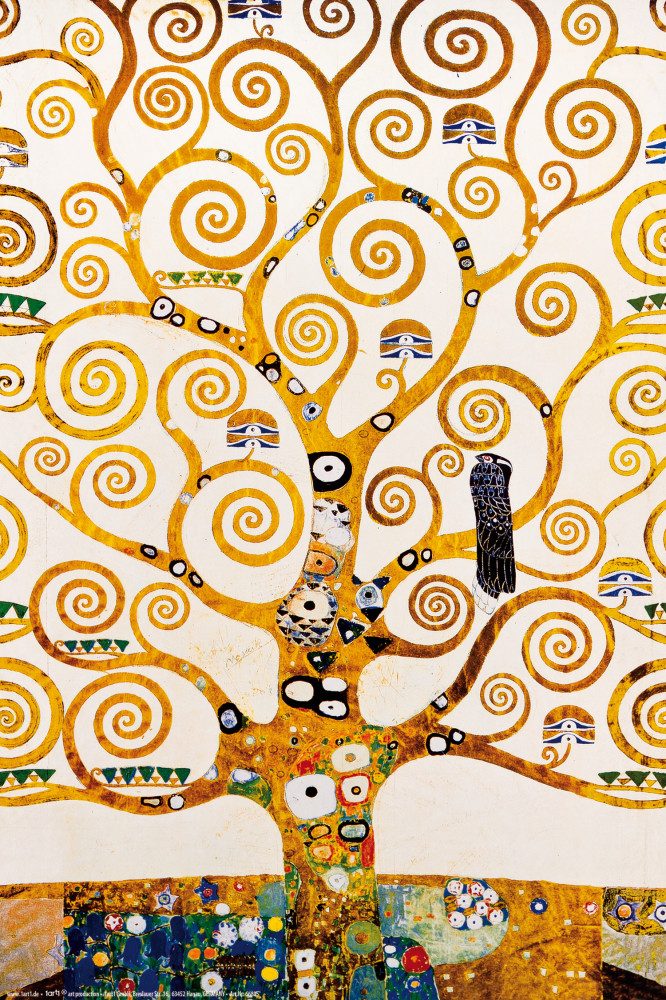 1art1 Poster Gustav Klimt Kunstdruck Bild - Der Lebensbaum (Detail) (30 x 20 cm)