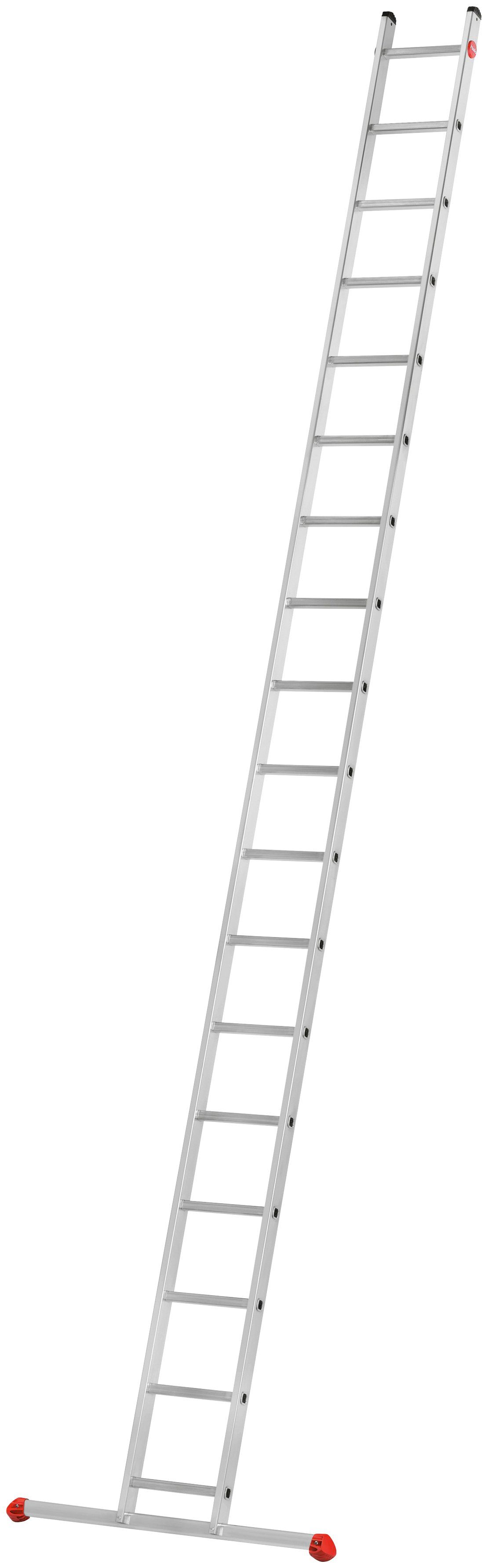Hailo Anlegeleiter S60 ProfiStep uno, Aluminium-Anlegeleiter 18 Sprossen