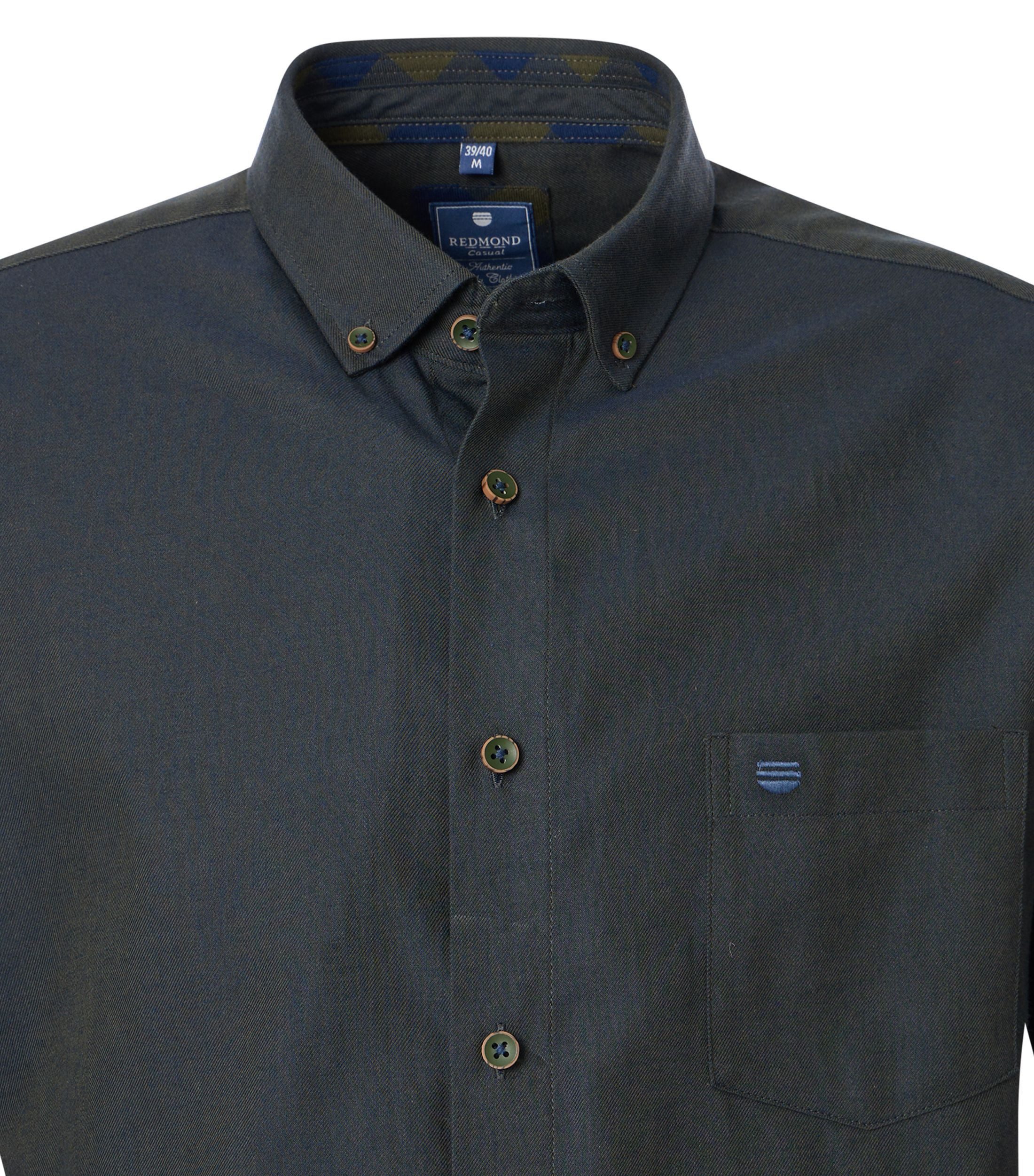 Redmond Langarmhemd uni Comfort Fit