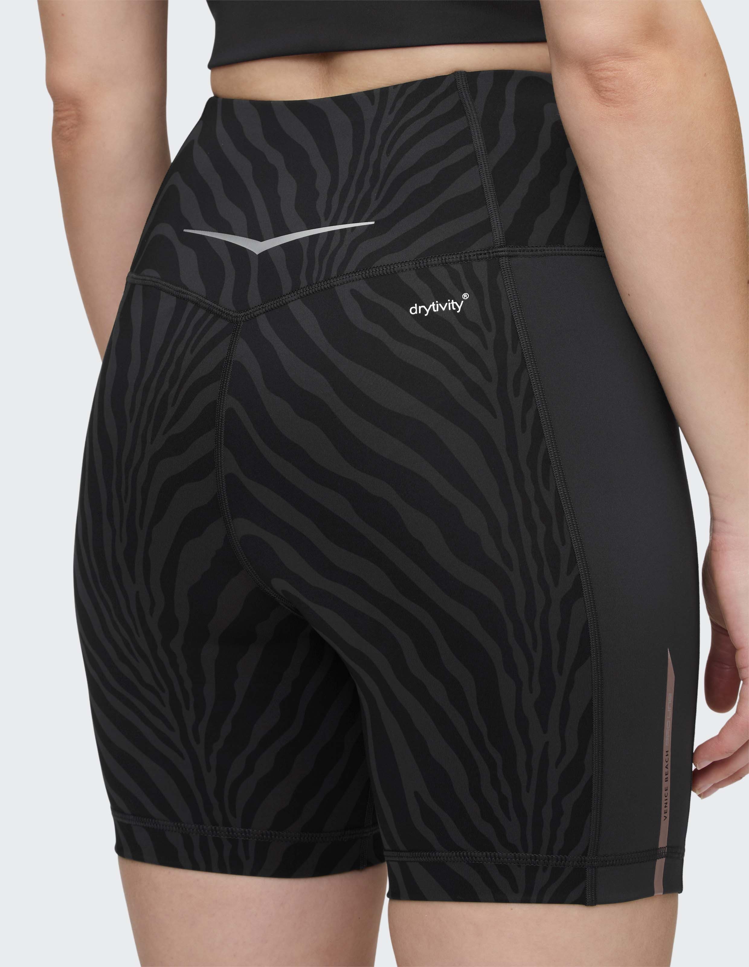 Venice Beach Funktionstights TIGHTS SHORTS GLENDALE kurze Variante, mit Elasthan-Anteil, aus Polyester und Elasthan