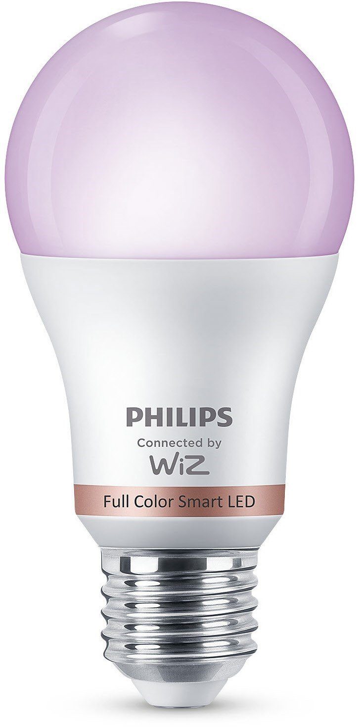 Philips LED-Leuchtmittel WiZ Full Color Smart Deal - LED-Standardlampe - weiß