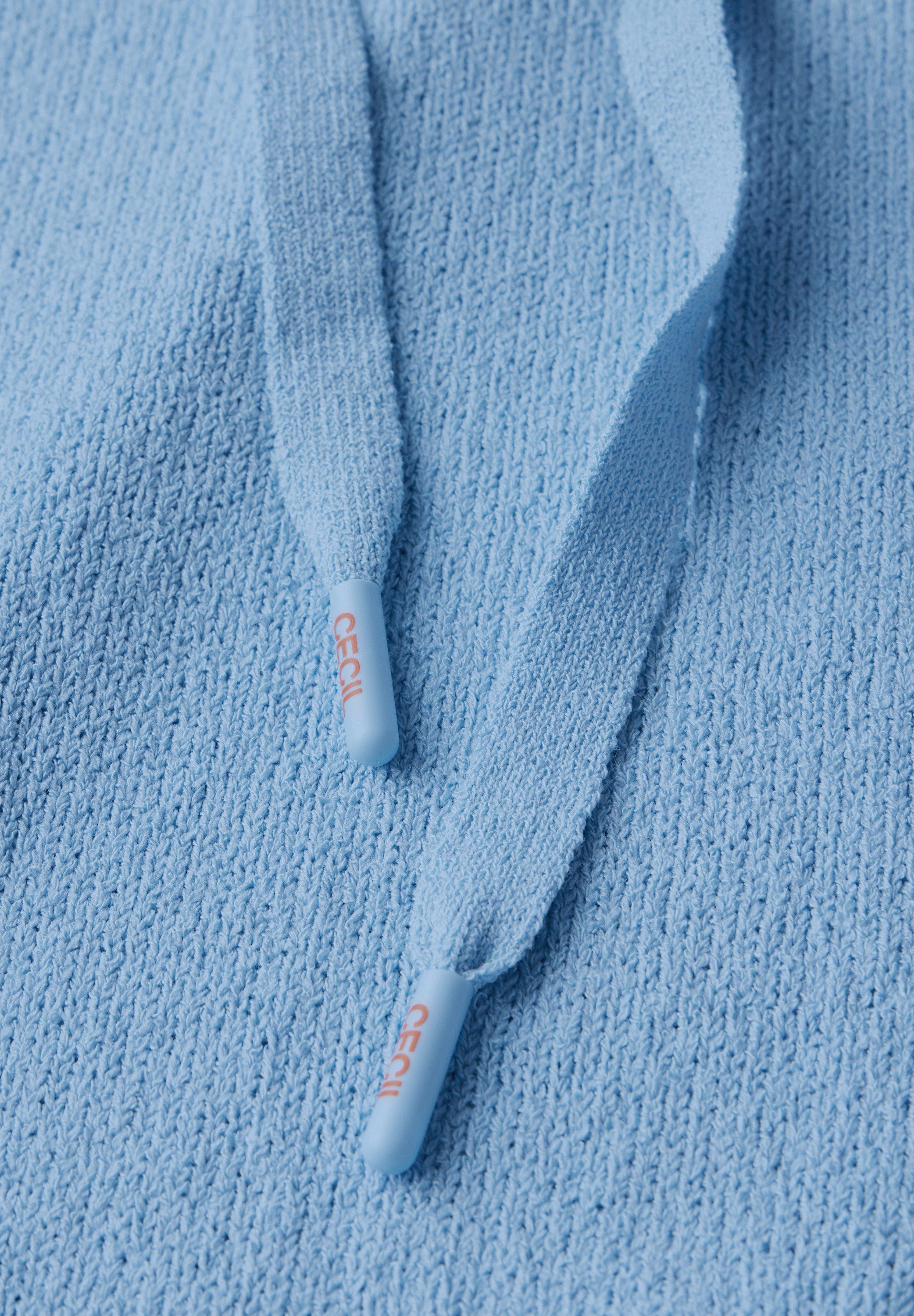 CECIL Strickpullover mit Kapuze und Tunnelzug