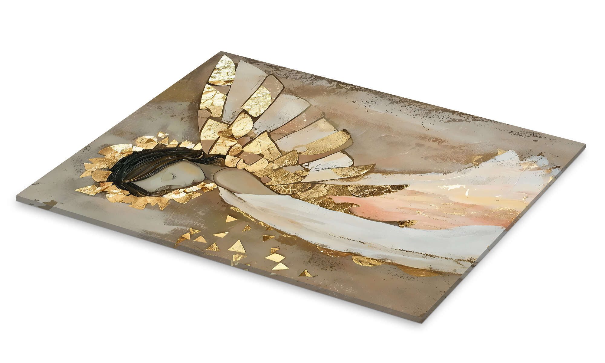 Posterlounge Wandbild Goldener Engel III, LSR günstig online kaufen