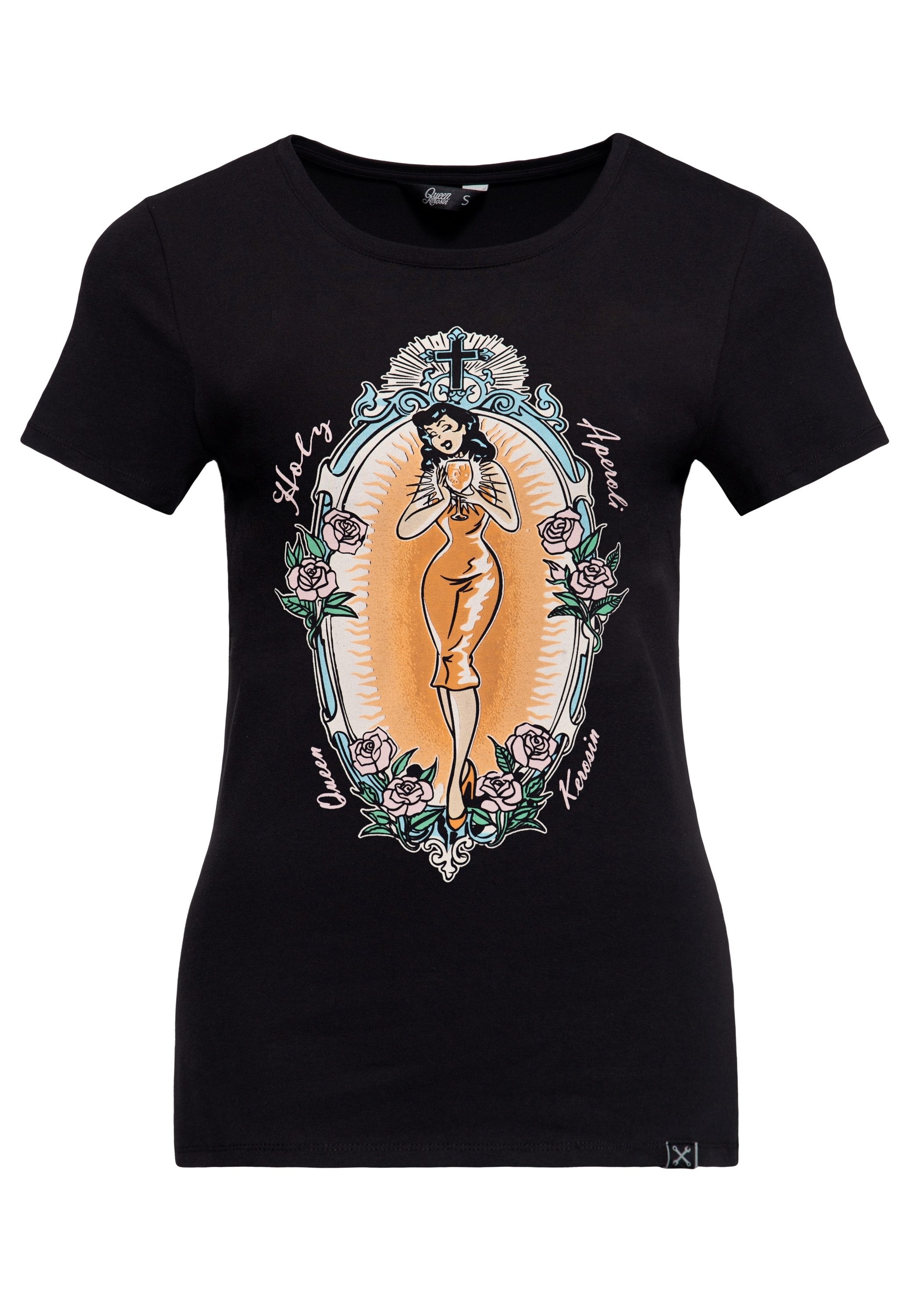 QueenKerosin Print-Shirt Holy Aperoli (1-tlg) mit Print günstig online kaufen