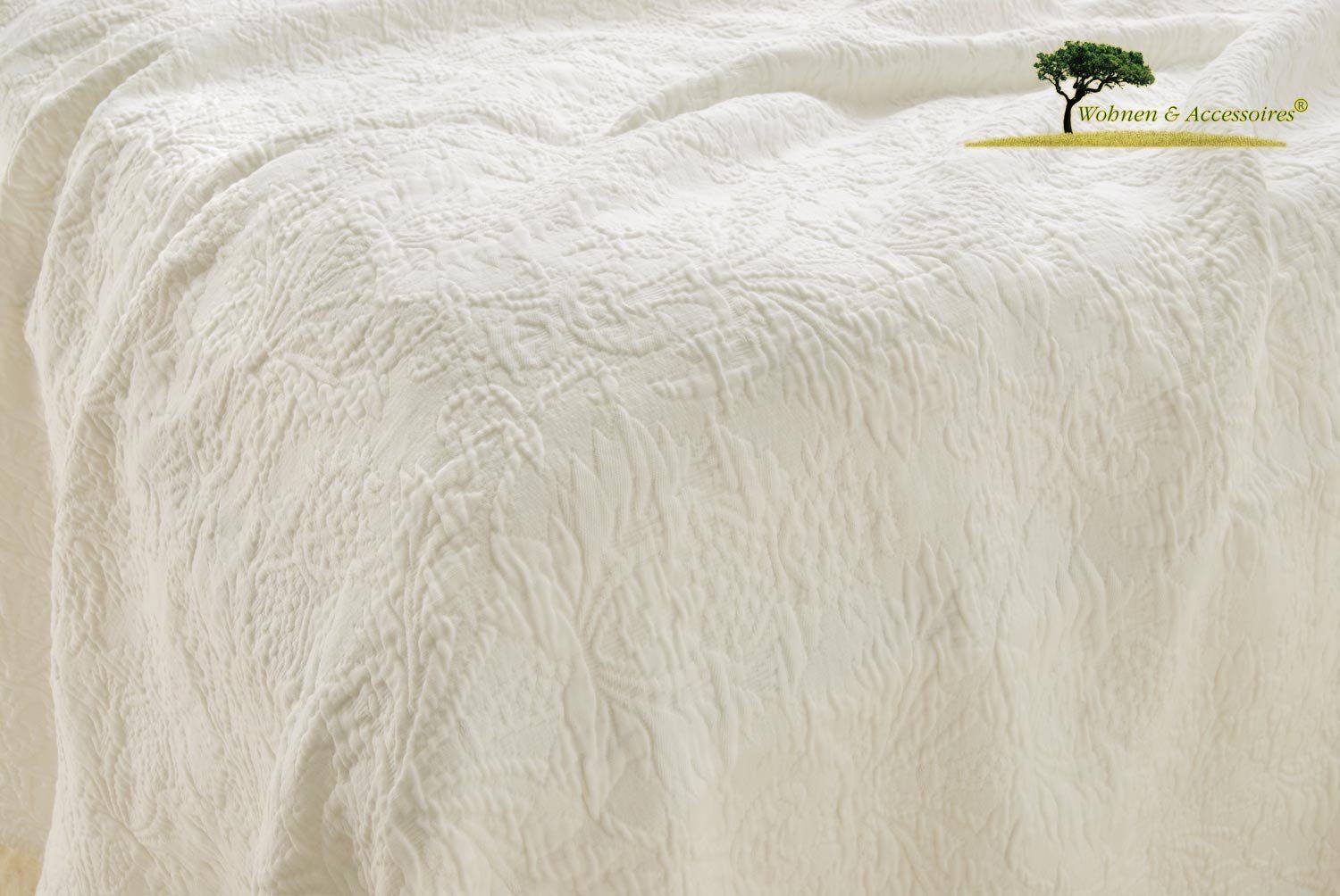 Wohnen und Accessoires GmbH & Co. KG Bettüberwurf Edle Tagesdecke, Bettüber günstig online kaufen