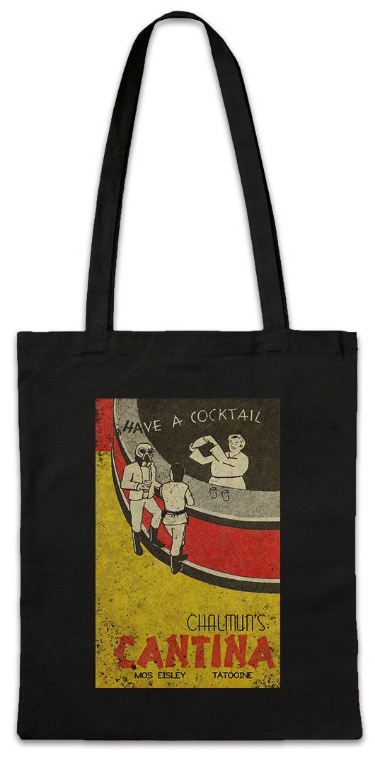 Beuteltasche Chalmun's Cantina Vintage I Stofftasche Star Krieg Movie Der Wars Kult