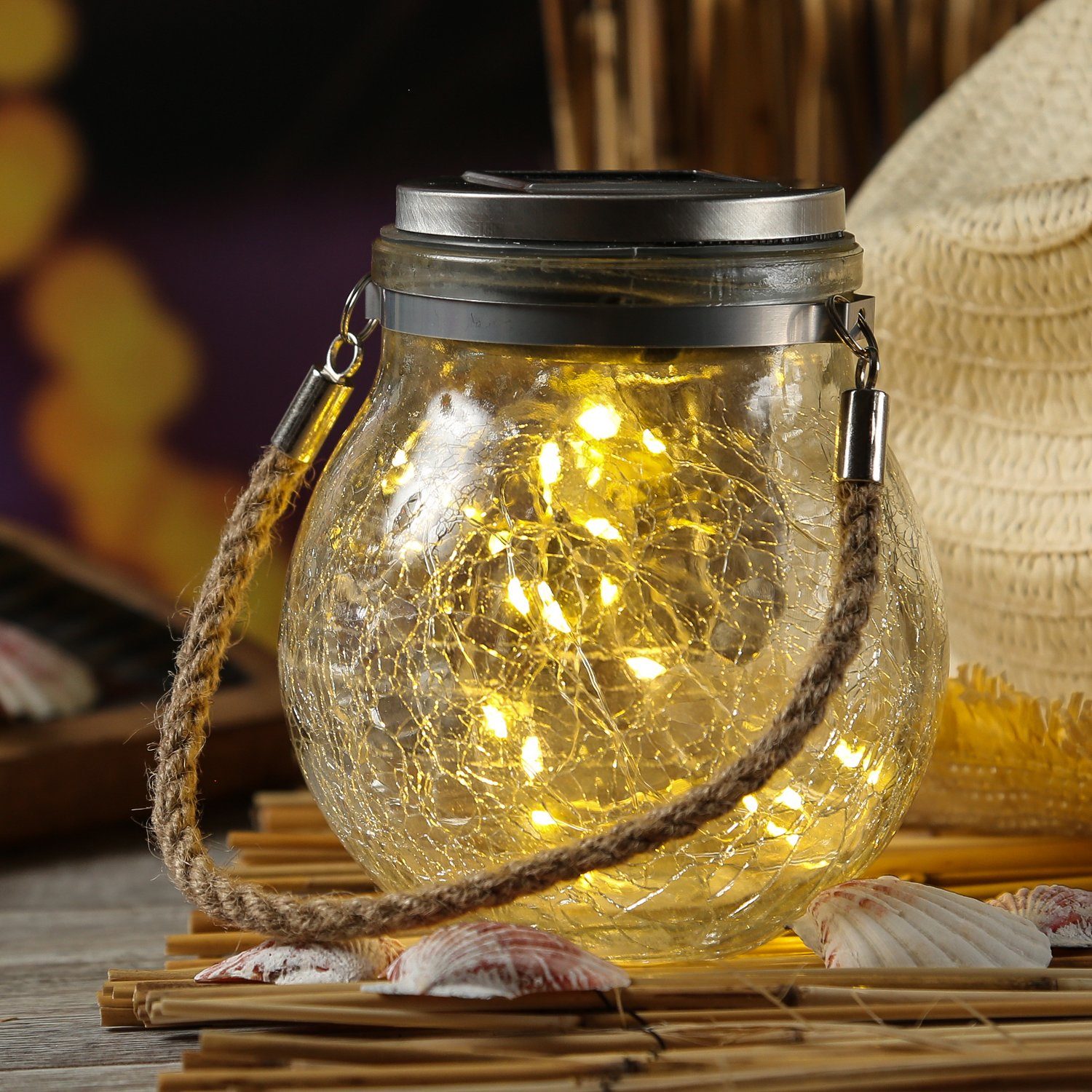 MARELIDA LED Solarleuchte LED Solar Glas günstig online kaufen
