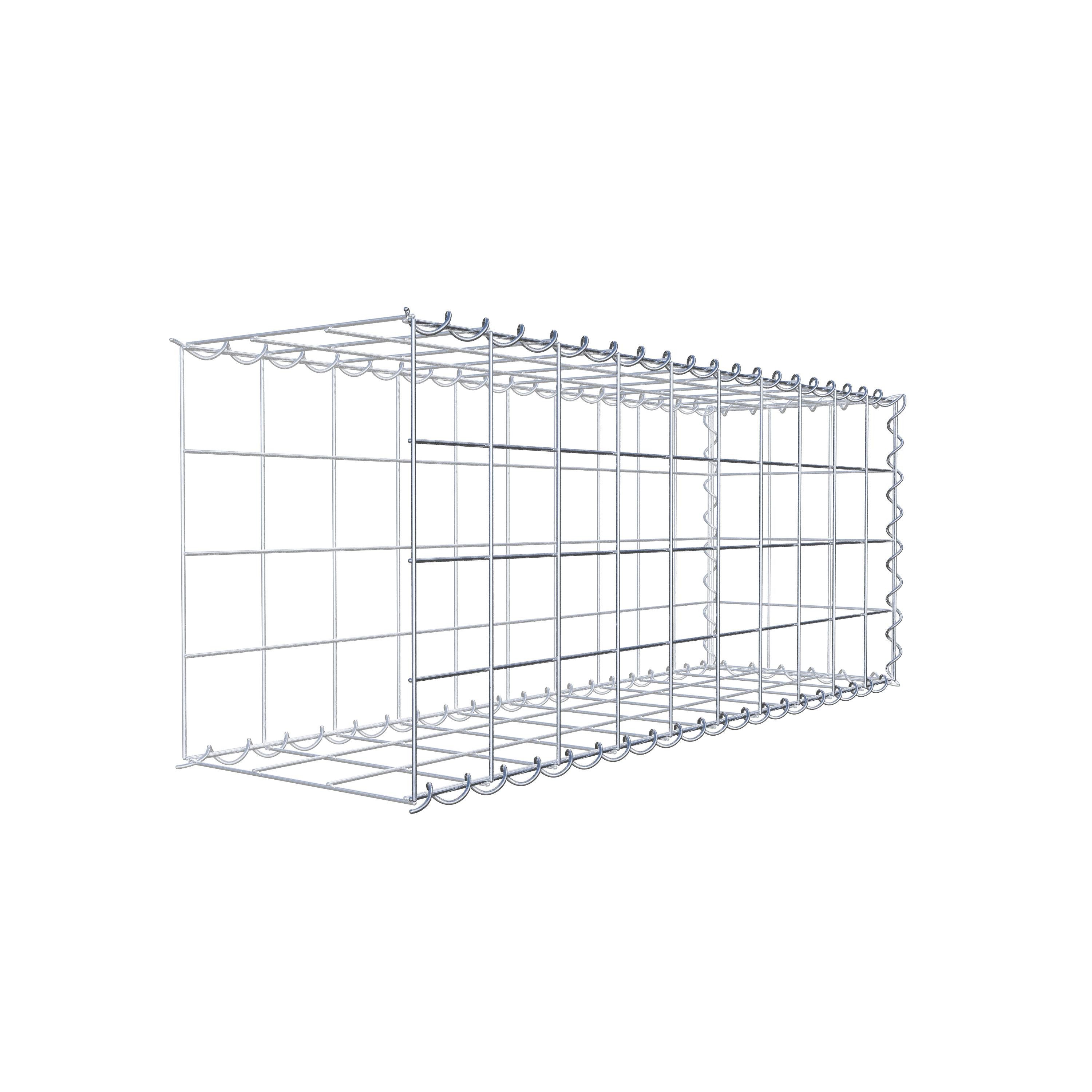 Thumbnail - Gabiona Gabionenzaun Anbaugabione Typ 2 100 cm x 40 cm x 30 cm (L x H x T), Maschenweite, (Anbaugabione Typ 2 100 cm x 4...