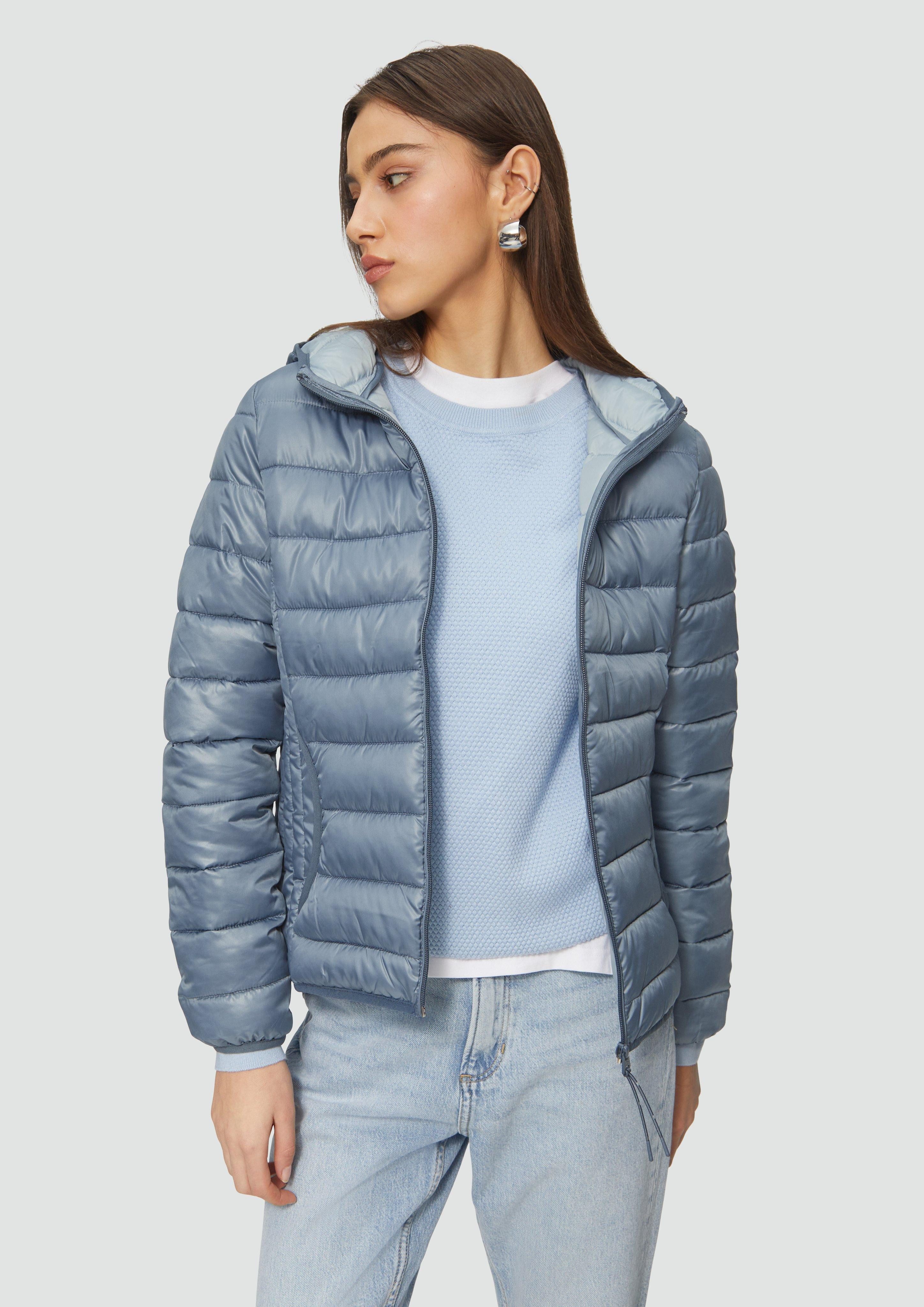 QS Outdoorjacke Steppjacke mit Kapuze günstig online kaufen