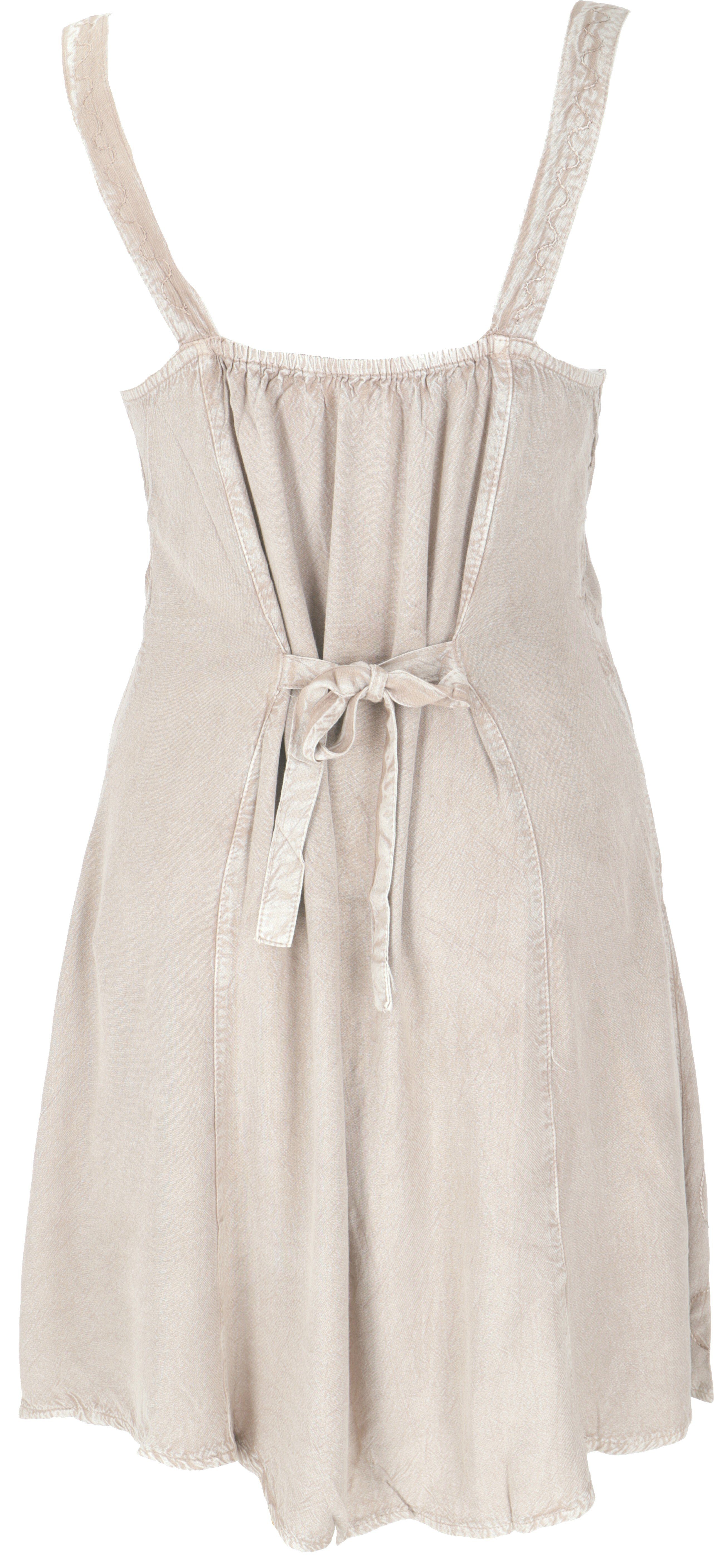 Guru-Shop Midikleid Besticktes indisches Minikleid Boho chic,.. alternative günstig online kaufen