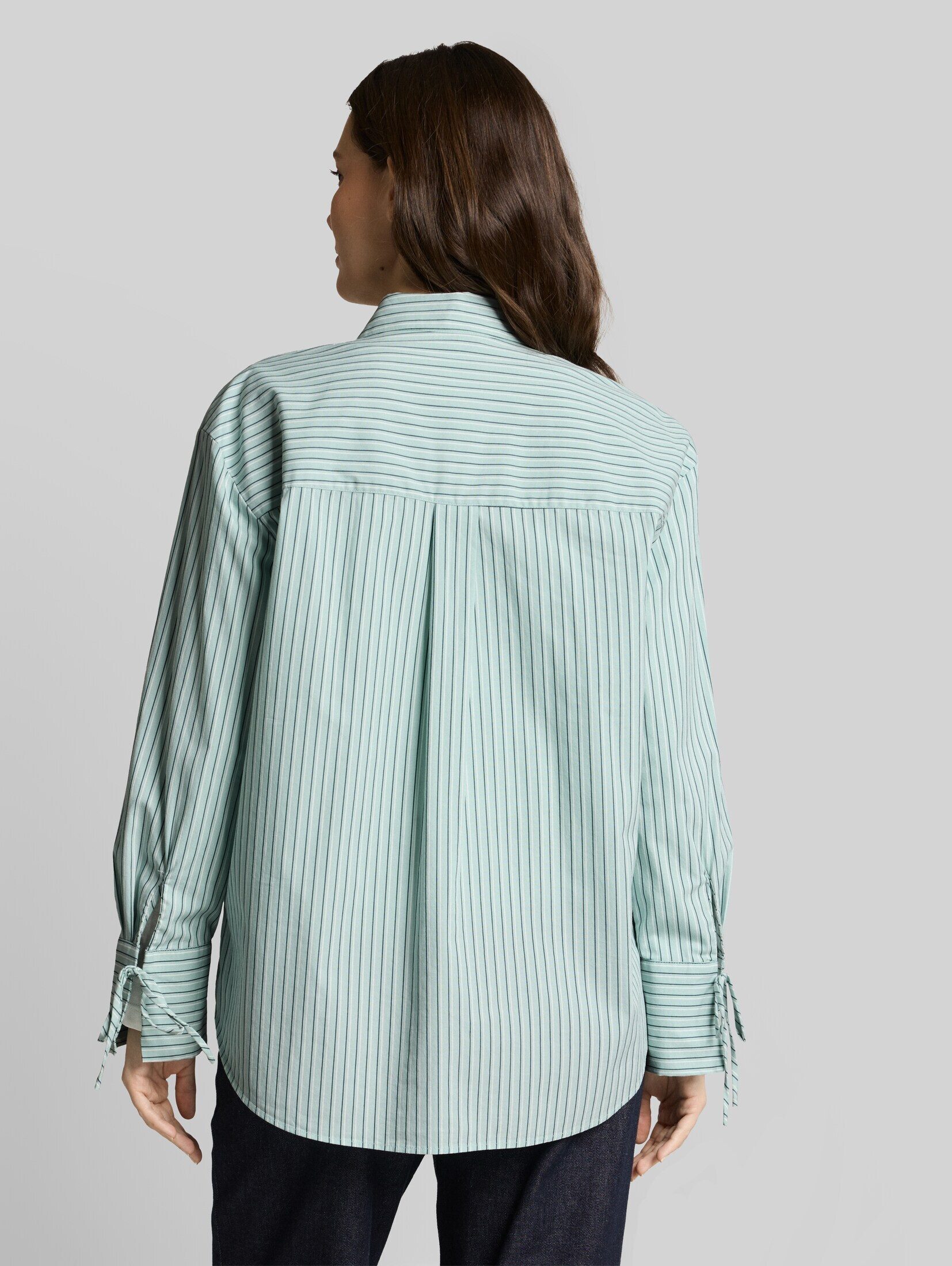 TOM TAILOR Langarmbluse Blusen & Shirts Oversize Hemdbluse mit Herz-Stickerei