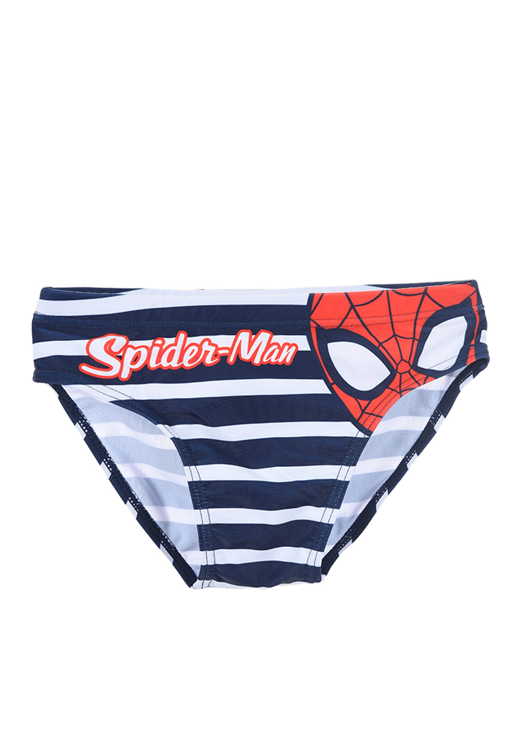 Spiderman Badehose Marvel Badehose Badeslip Blau