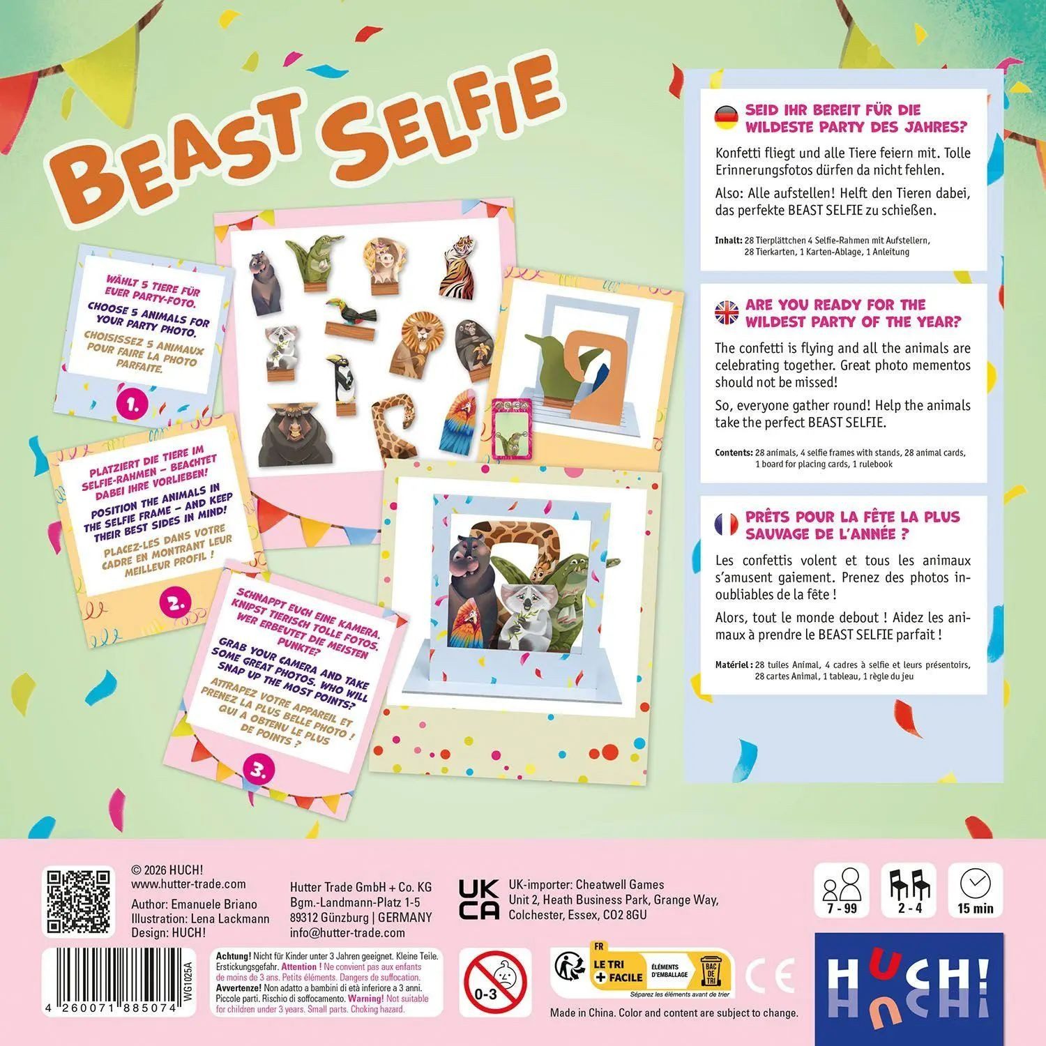 HUCH! Spiel Beast Selfie