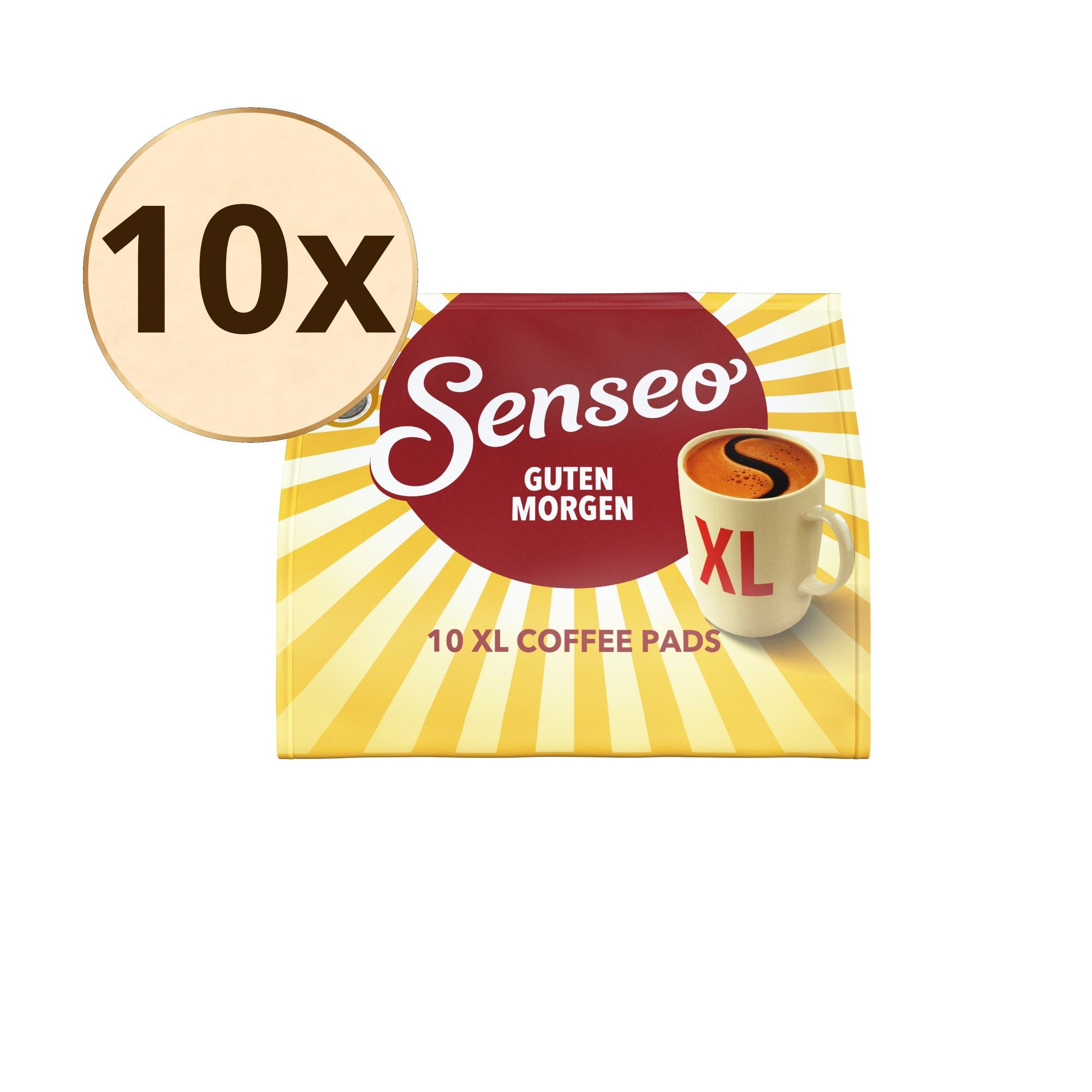 Senseo Kaffee Pads Guten Morgen XL 100 Getränke Kaffeepads, 1250 g