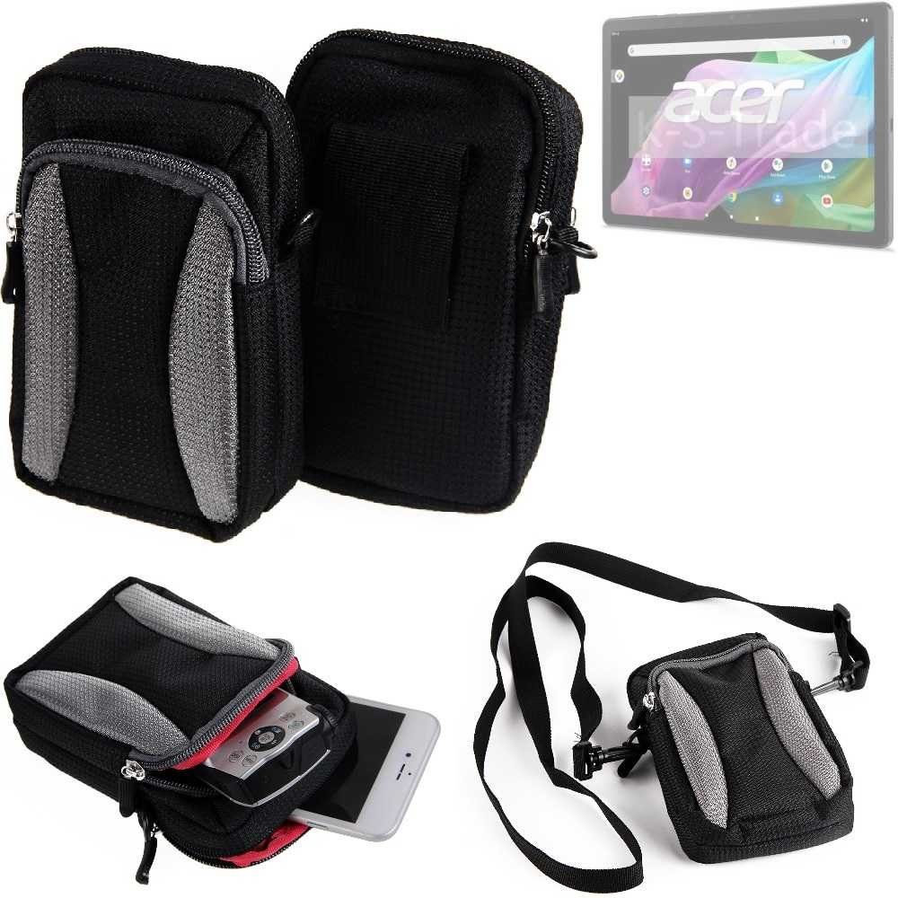 K-S-Trade Handyhülle für Acer Iconia Tab P10, Holster Schutz Hülle Handy Hülle Gürteltasche Umhängetasche mit