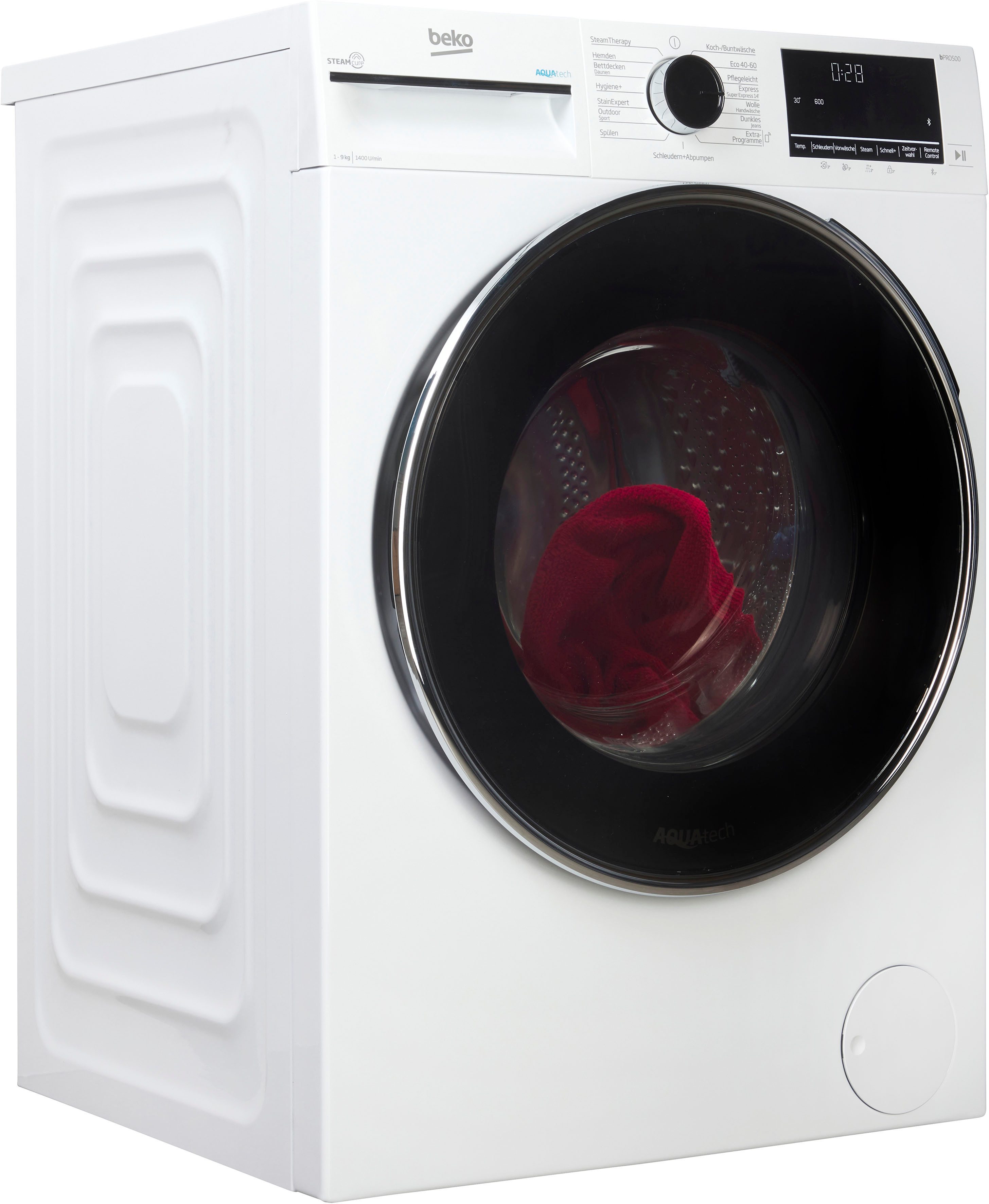 BEKO Waschmaschine B5WFT594138W, 9 kg, 1400 U/min