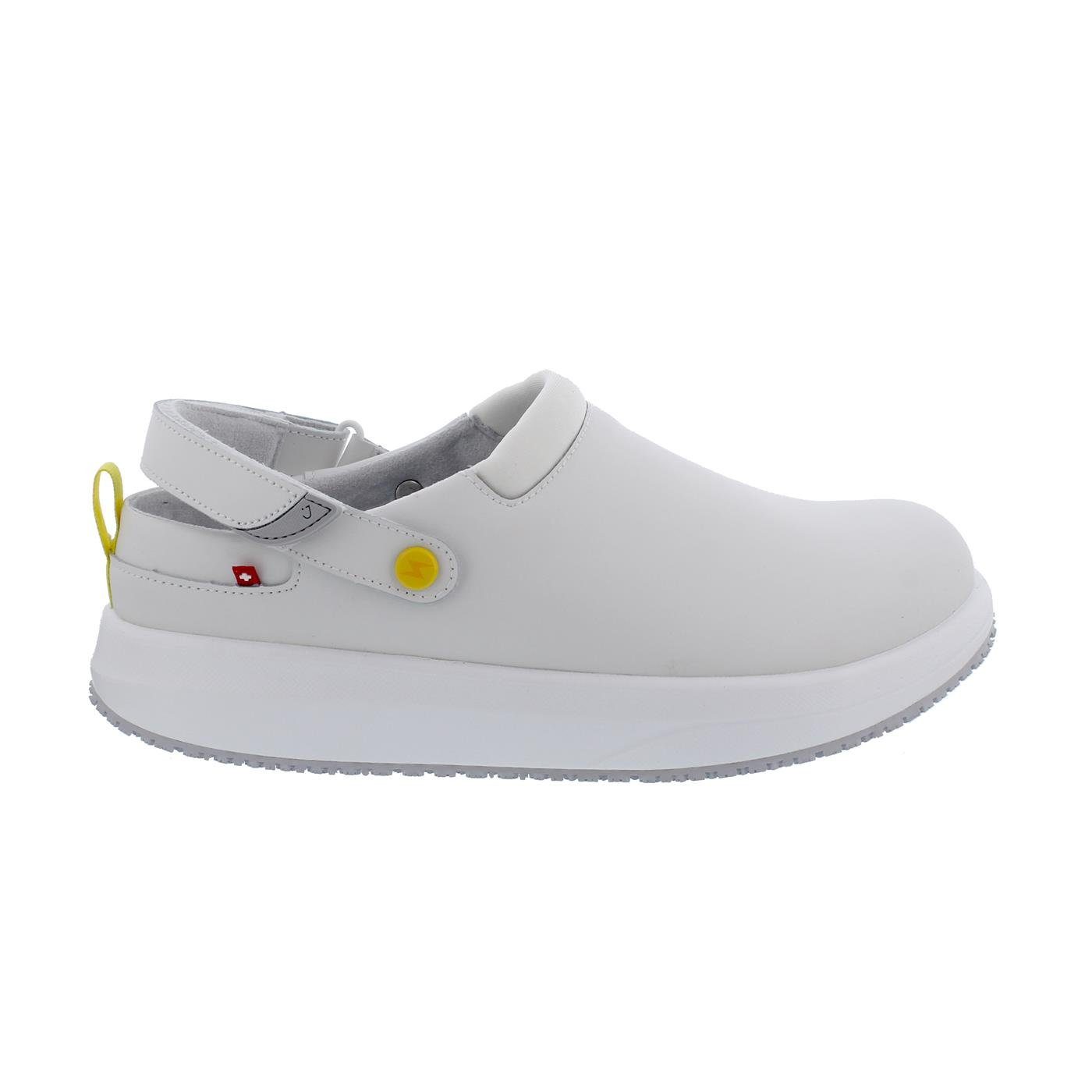 Joya Joya Ace ESD M White, Herrenclog, Glattleder / Textil, Senso-Sohle, JY günstig online kaufen