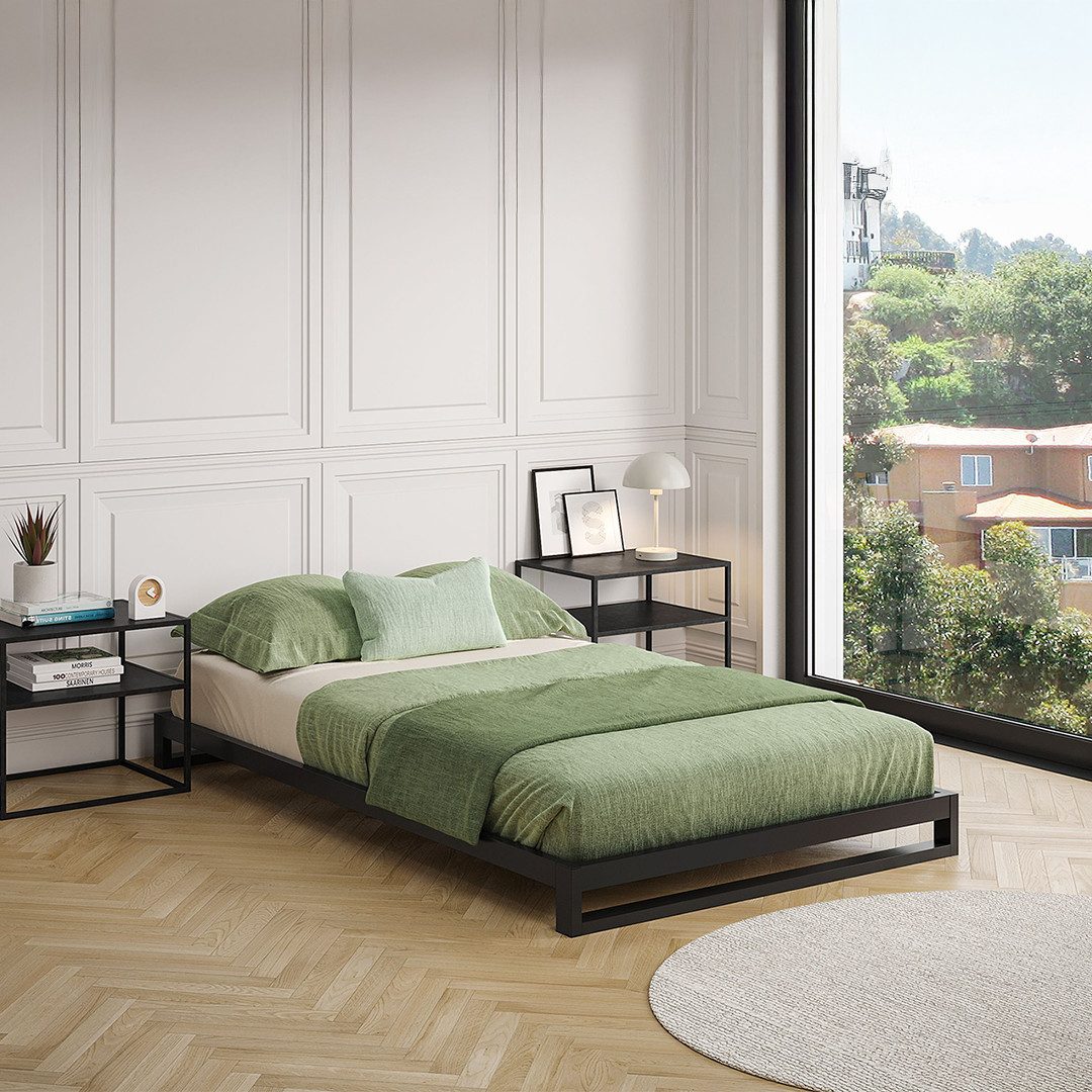 skølm Bettgestell Vidar inkl. Lattenrost, Metallbett 120x200, auch verfügba günstig online kaufen