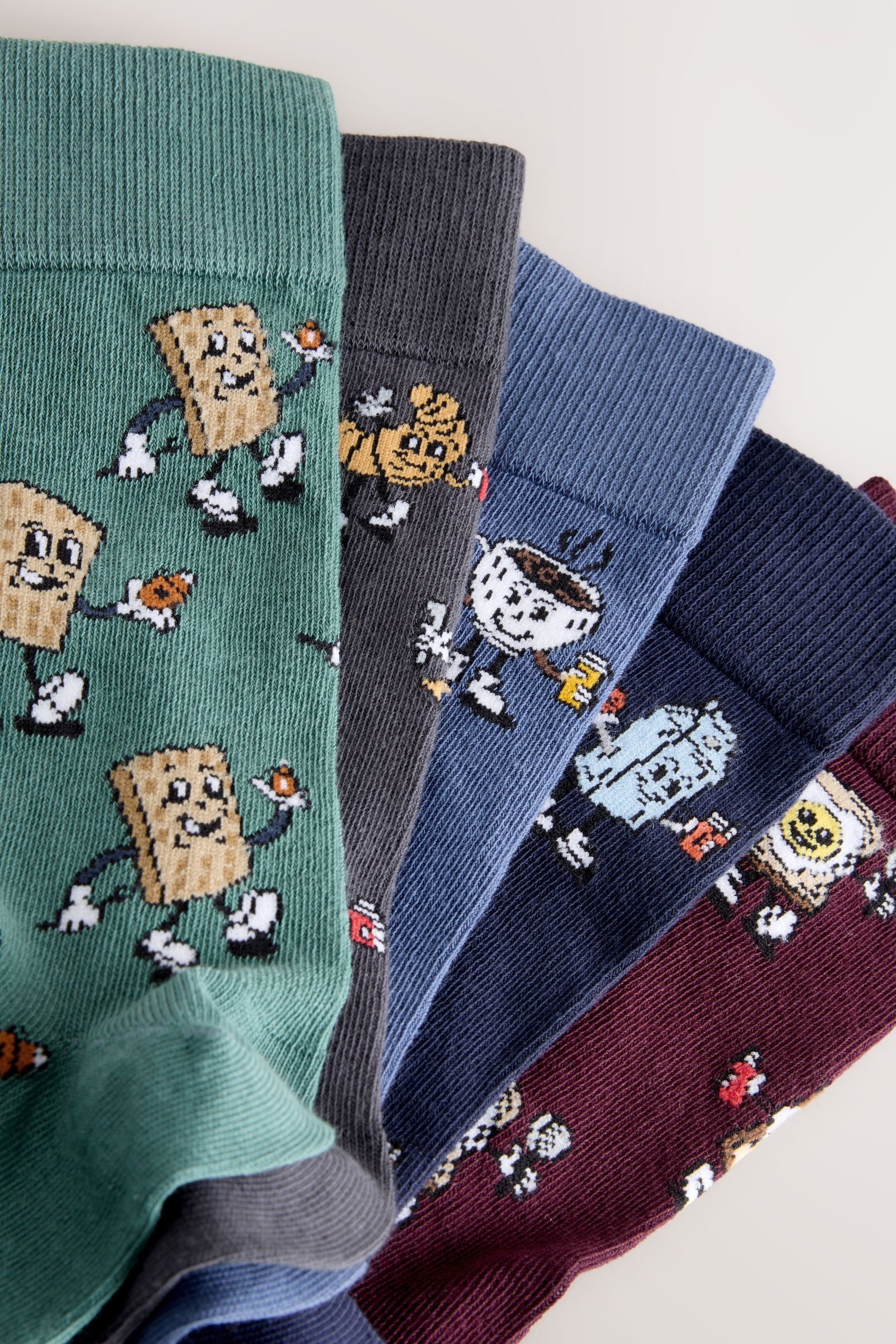 Next Kurzsocken Gemusterte Socken, 5er-Pack (5-Paar) günstig online kaufen