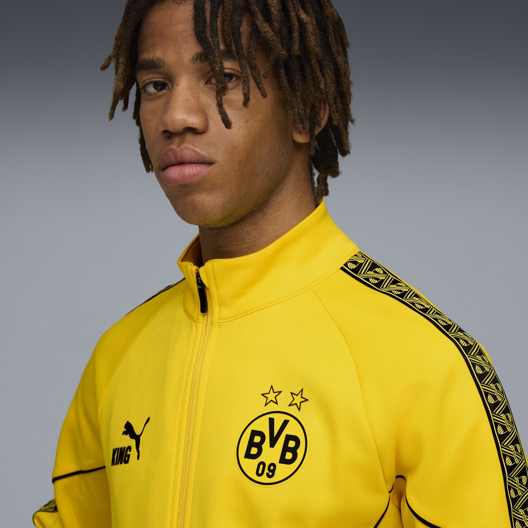 PUMA Sweatjacke Borussia Dortmund KING Anthem Jacke Herren