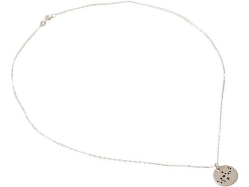 Gemshine Kette mit Anhänger »Sternzeichen Jungfrau Virgo«, 925 Silber