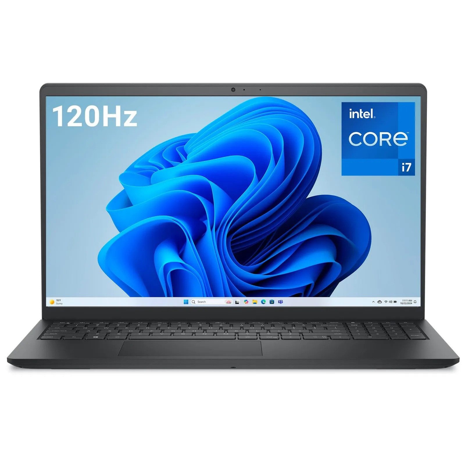 Dell Dell 15 DC15250 Laptop Intel Core i7-1355U 16GB DDR5 RAM 512GB SSD Notebook (39,6 cm/15,6 Zoll, Intel i7 1355U, Intel UHD Graphics, 16 GB, 512 GB SSD, 120-Hz-Display und Core i7 Leistung für produktives Multitasking)
