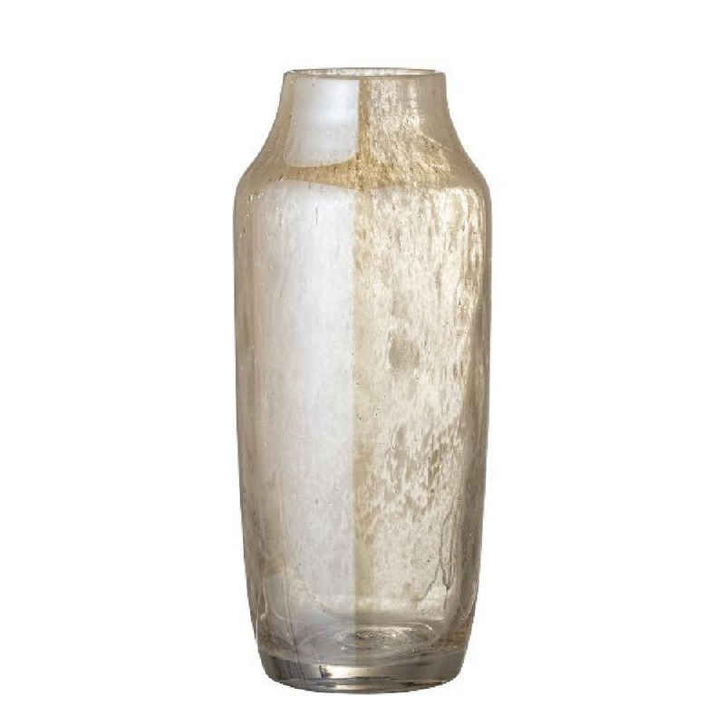 Bloomingville Dekovase Vase Glas Hellbraun (13x30,5 cm)