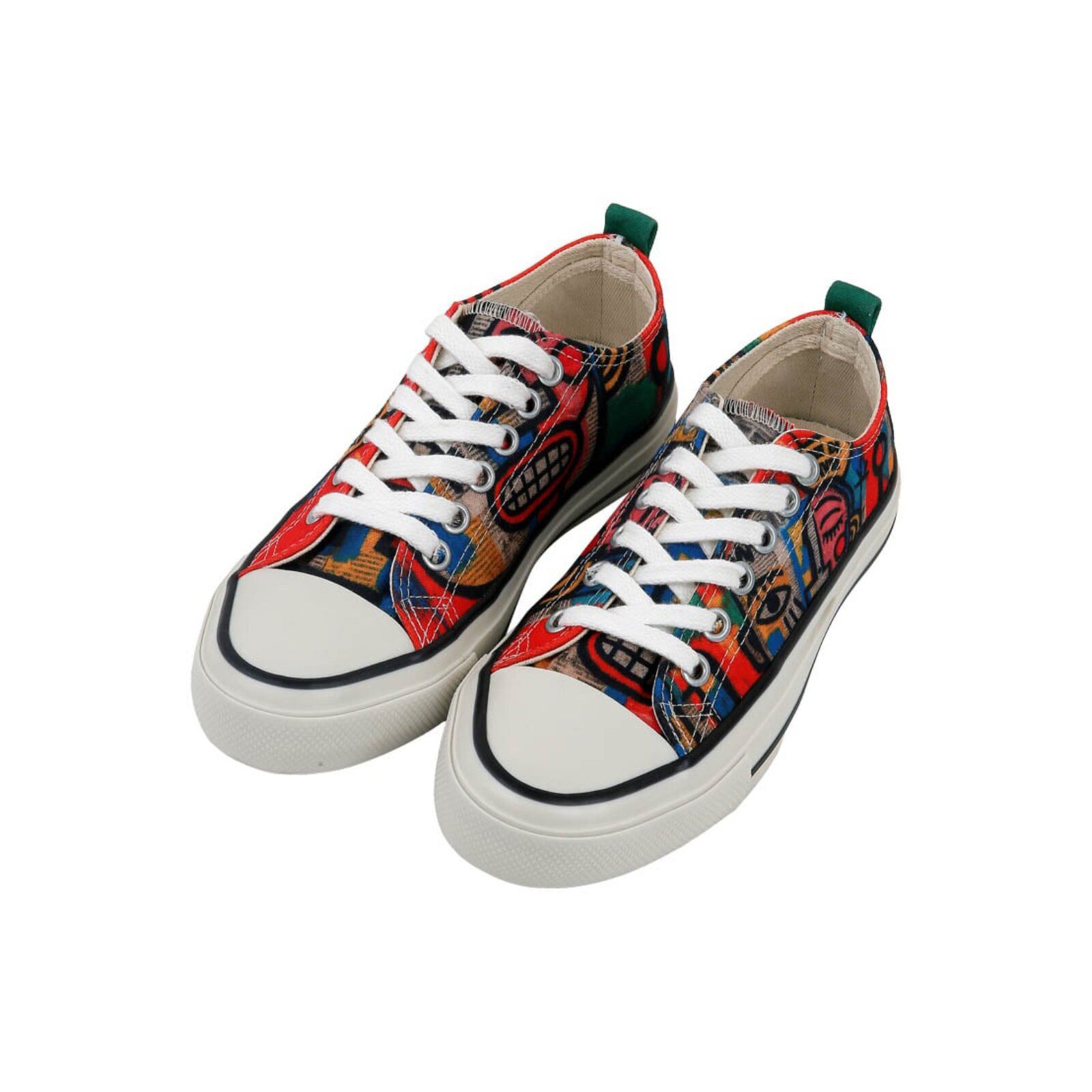 DOGO Liria Low-Top Sneaker Mad Face Damen Sneaker Ballerina Handgefertigt