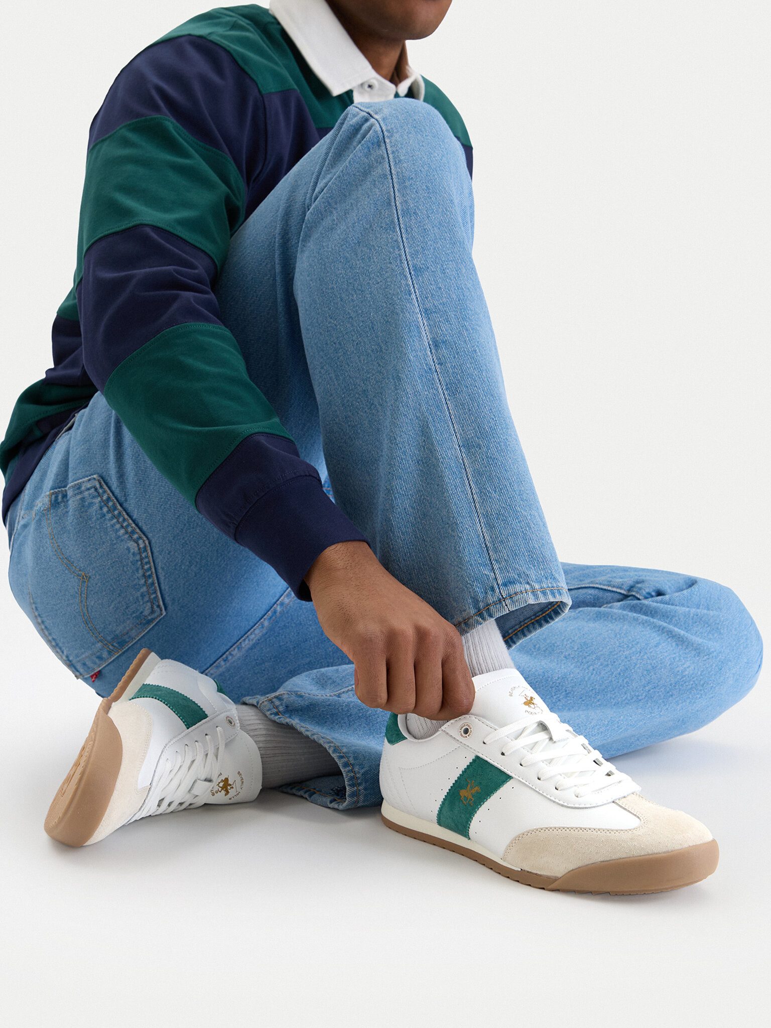 BEVERLY HILLS POLO CLUB Beverly Hills Polo Club Herren-Sneakers Weiß BEVERLY HILLS POLO CLUB-E Sneaker