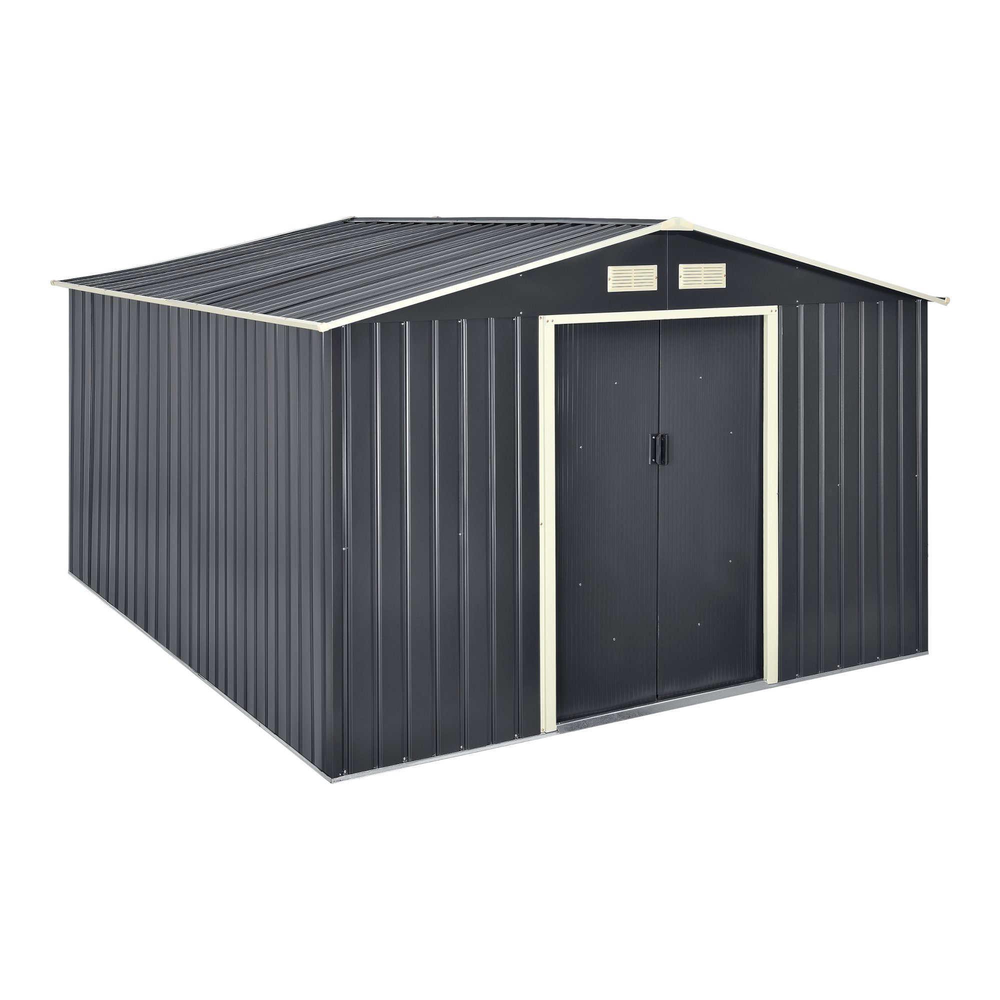 en.casa Gartenhaus, BxT: 277x319 cm, Gartenschuppen günstig online kaufen