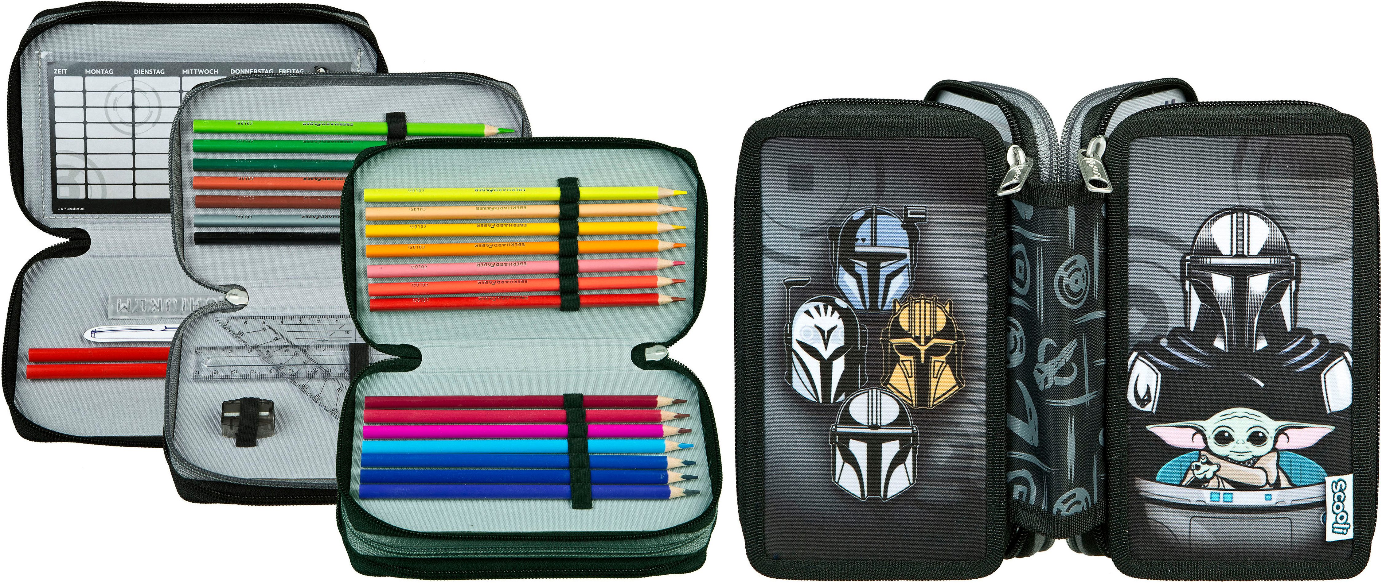 Scooli Federmäppchen Tripledecker, Star Wars, befüllt, günstig online kaufen